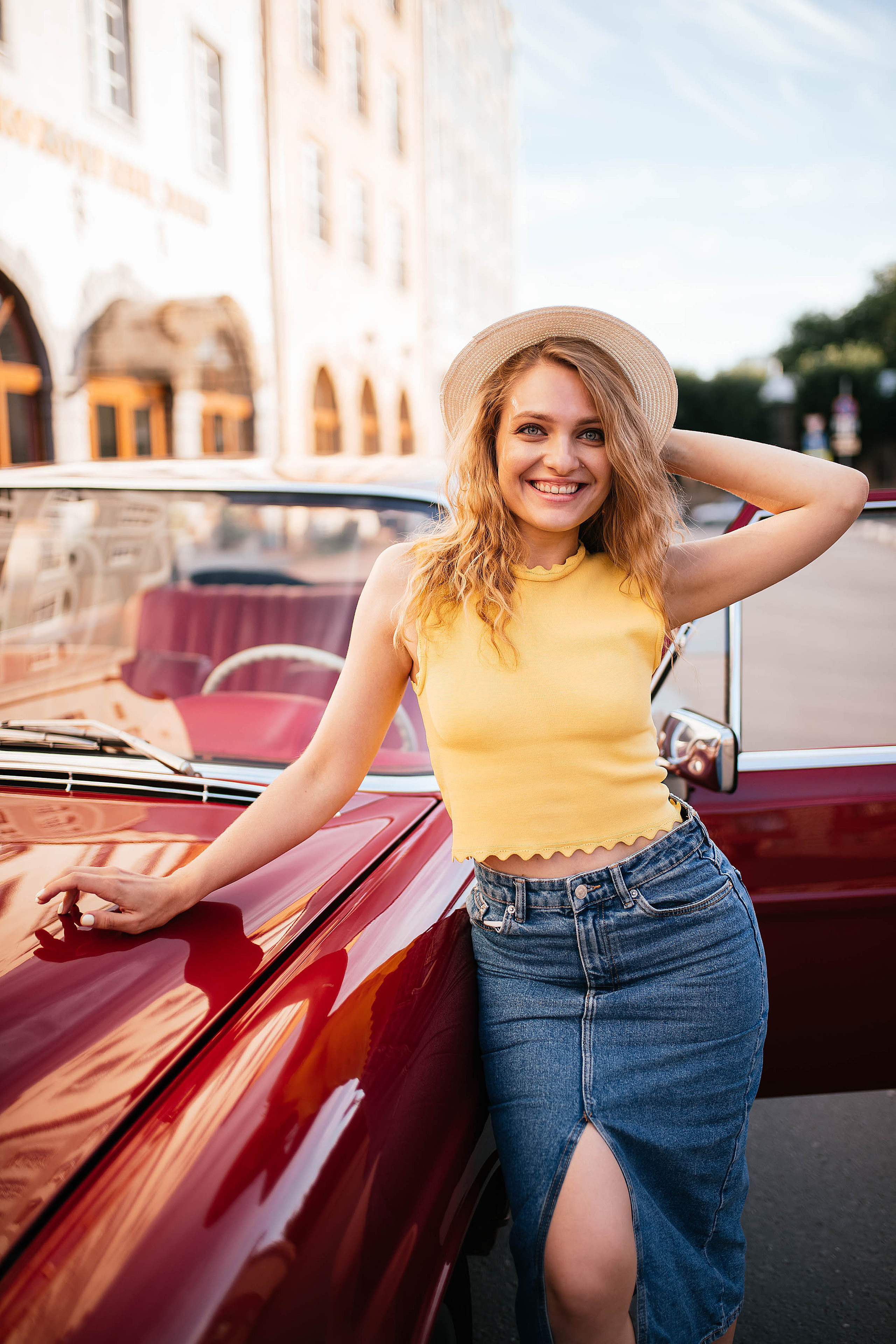 Фотодень с ретро-машиной. Свадебный, семейный фотограф в Рязани Лена Брант