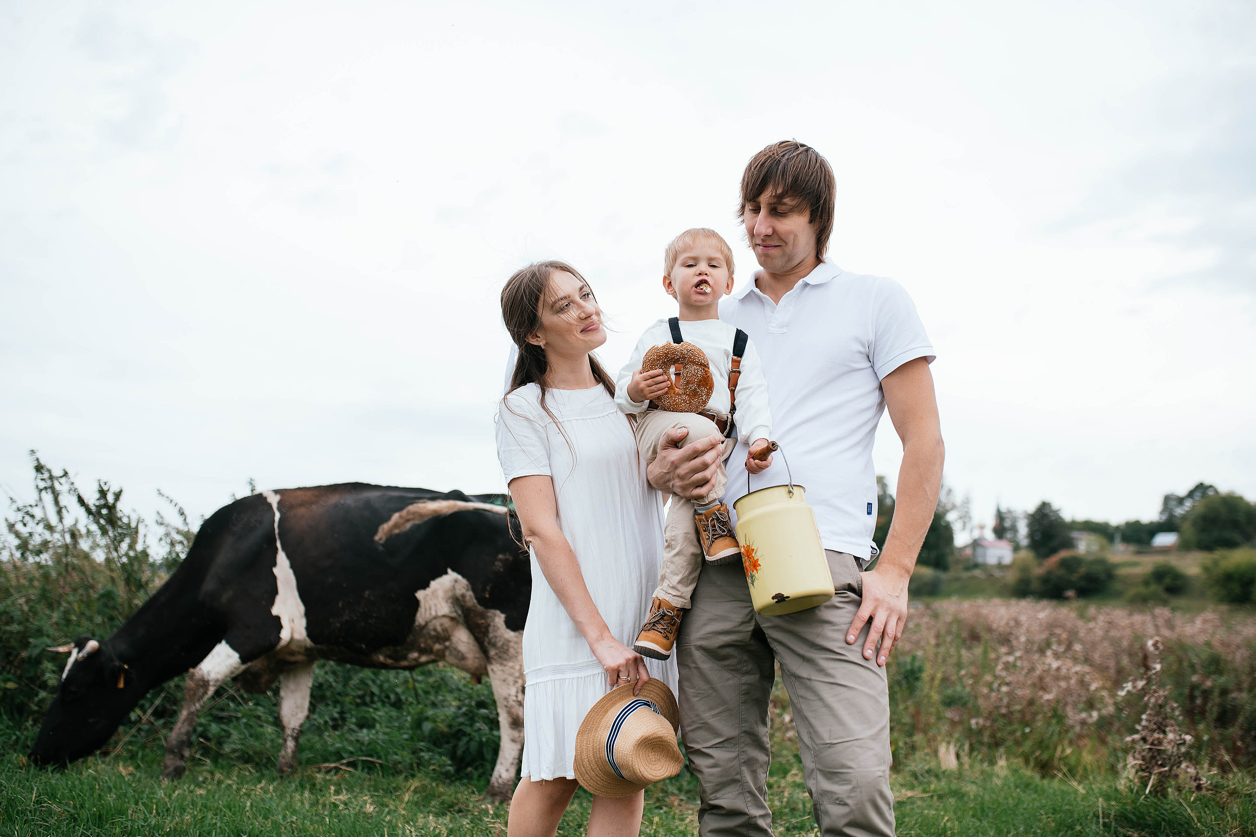 Семейная в деревне. Свадебный, семейный фотограф в Рязани Лена Брант