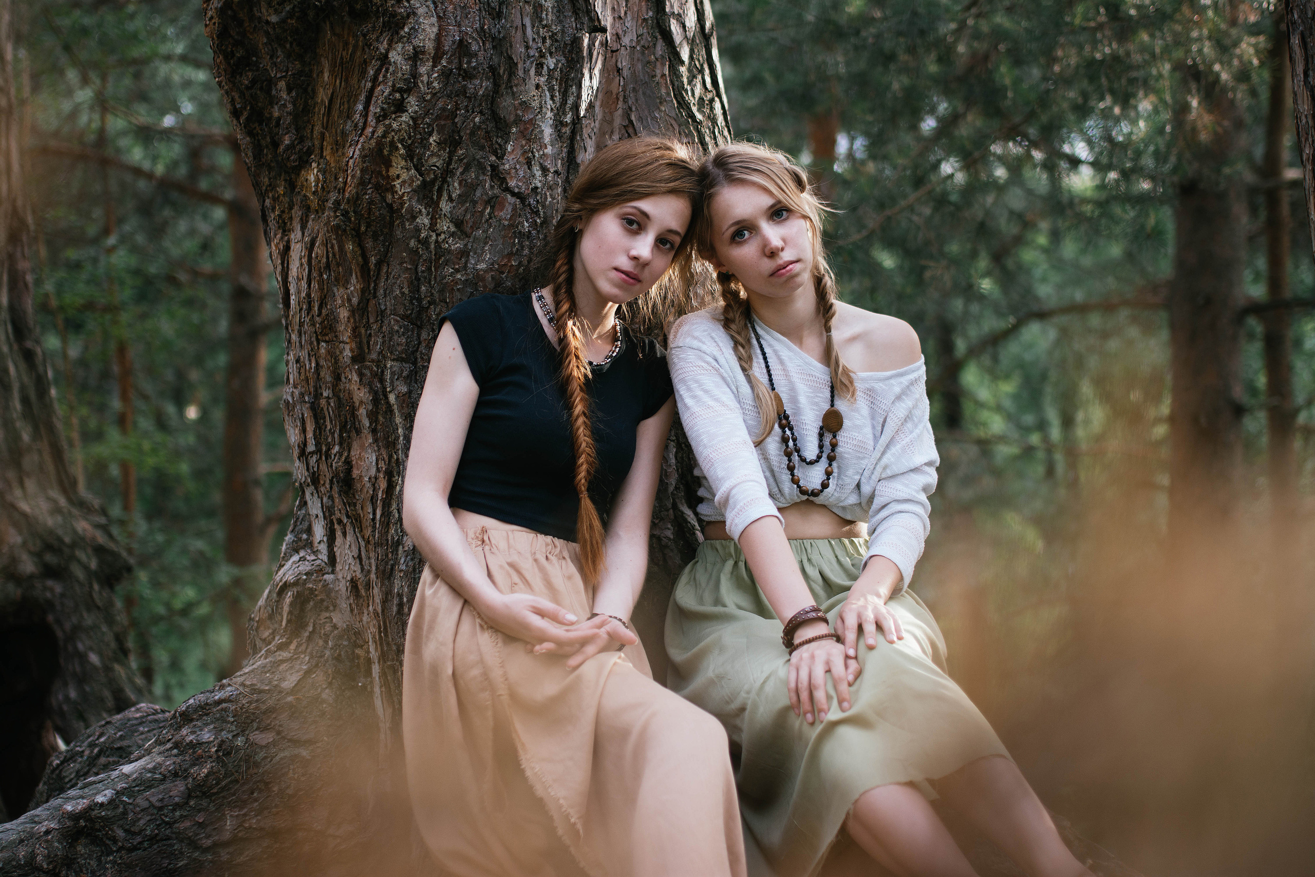 Фотосессия для подруг в Солотче. Свадебный, семейный фотограф в Рязани Лена Брант