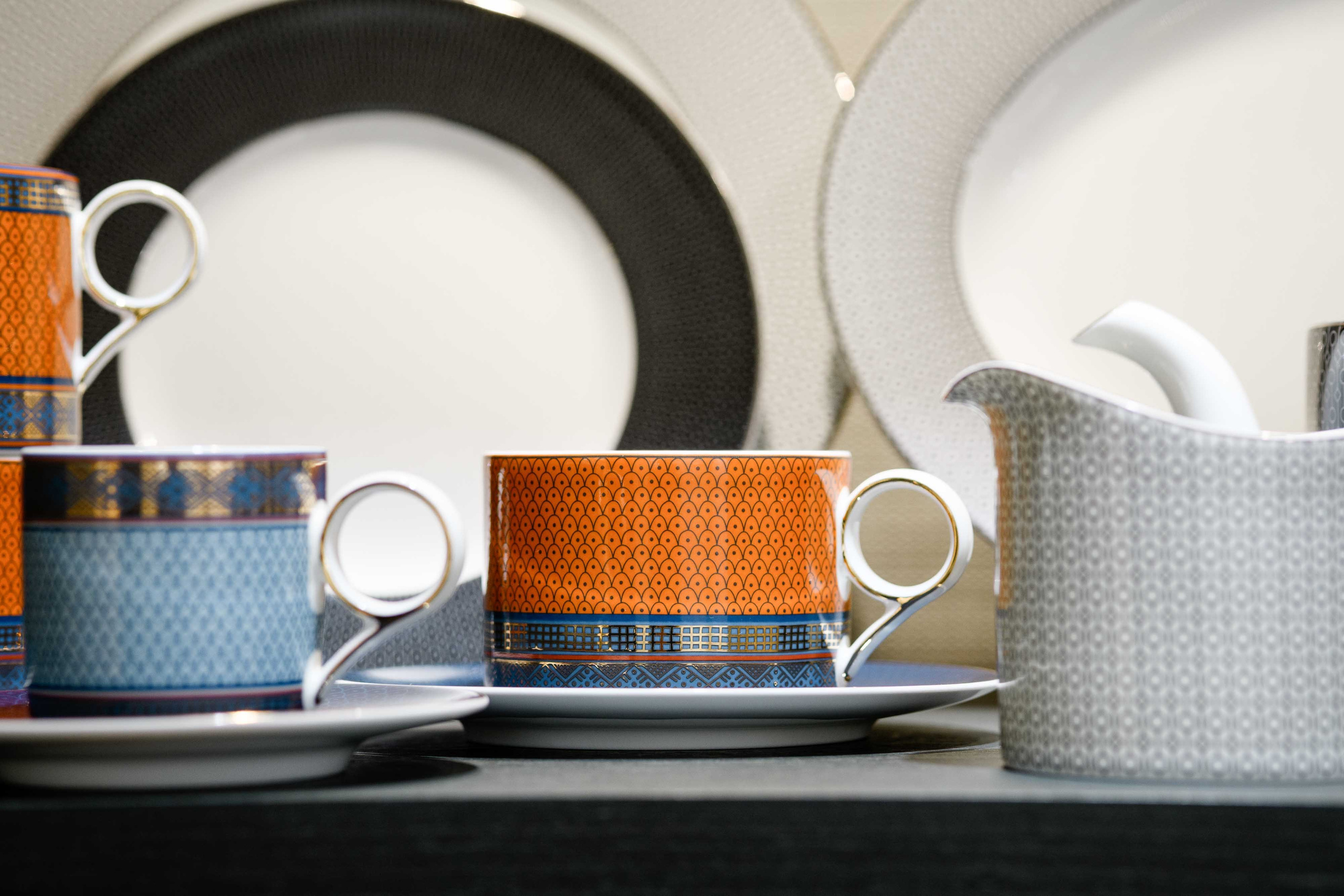 Фотосъёмка лекция по сервировке стола в бутике «Дом фарфора»