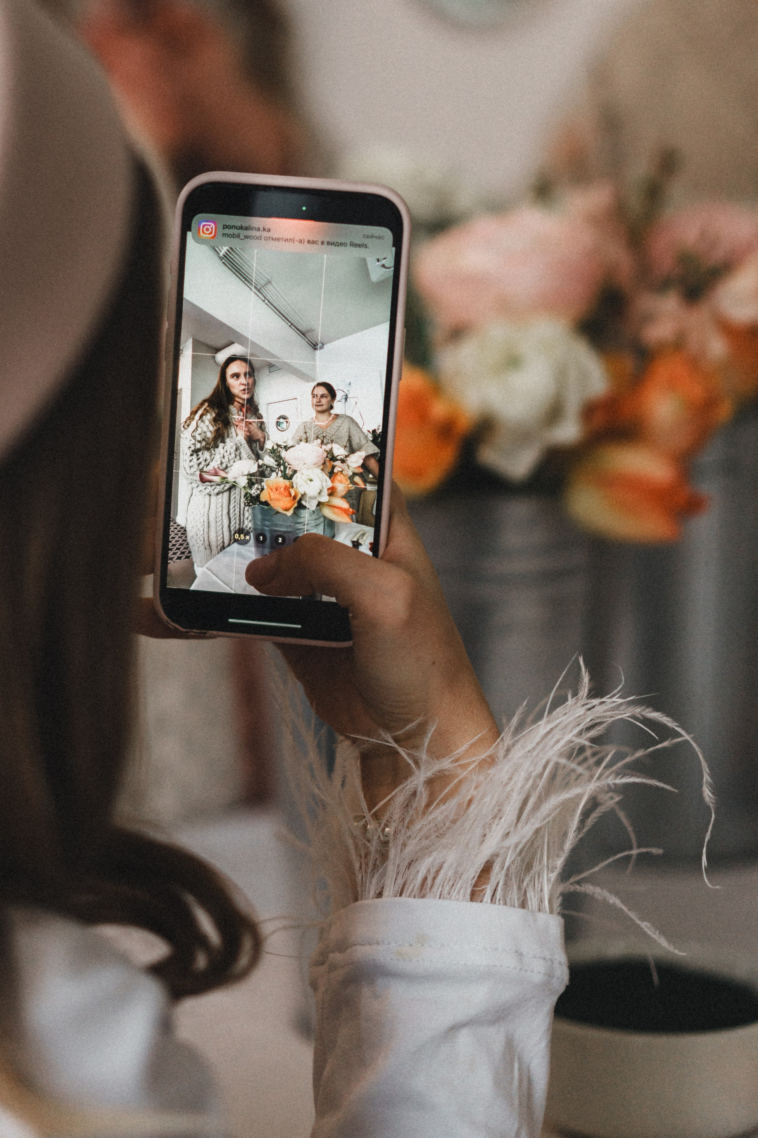 OCHEN' — цветочная встреча 14 февраля. Семейный и детский фотограф и видеограф в Москве, Серпухове и Тарусе Валерия Сорокина