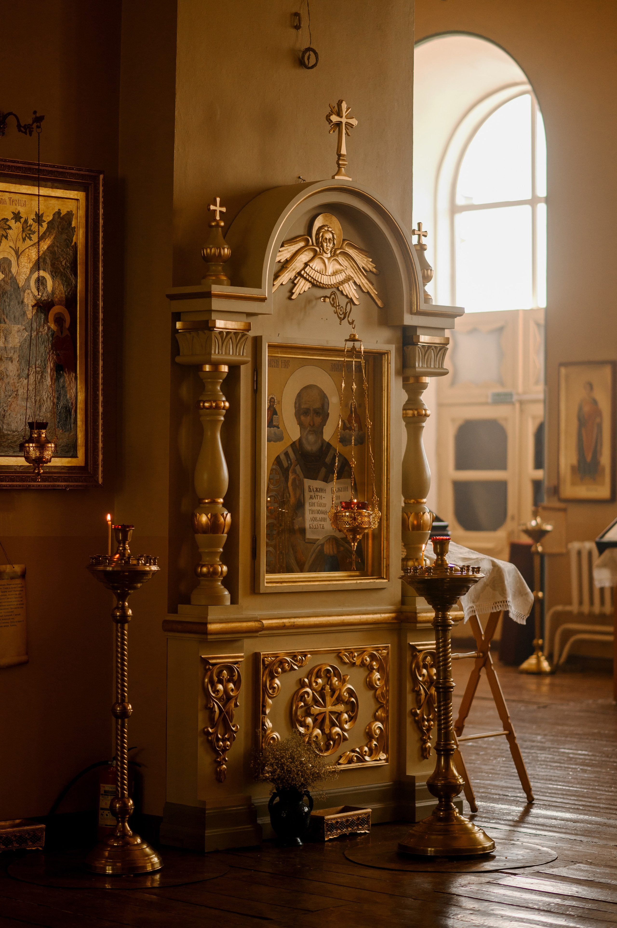 Крещение Кирилла. Церковь Введения во храм Пресвятой Богородицы (Веселовка). Свадебный и семейный Фотограф в Пензе Татьяна Лапоногова