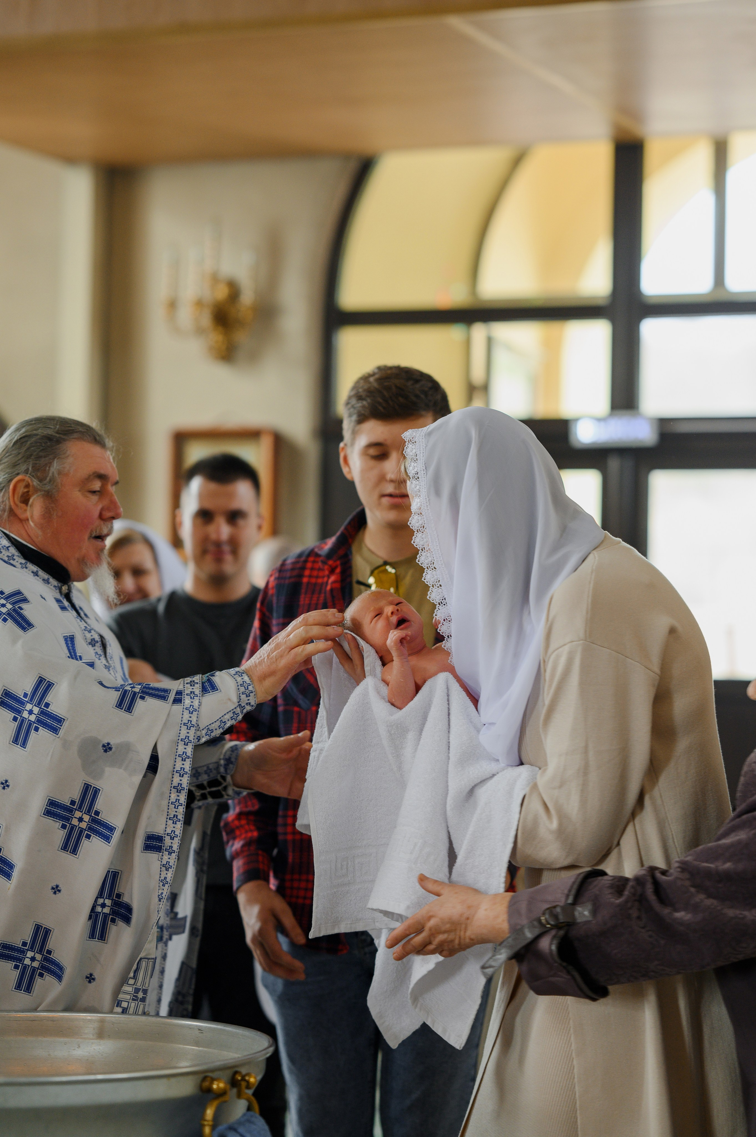 Крещение Евы и Софии. Храм Сергия Радонежского (Соловцовка). Свадебный и семейный Фотограф в Пензе Татьяна Лапоногова