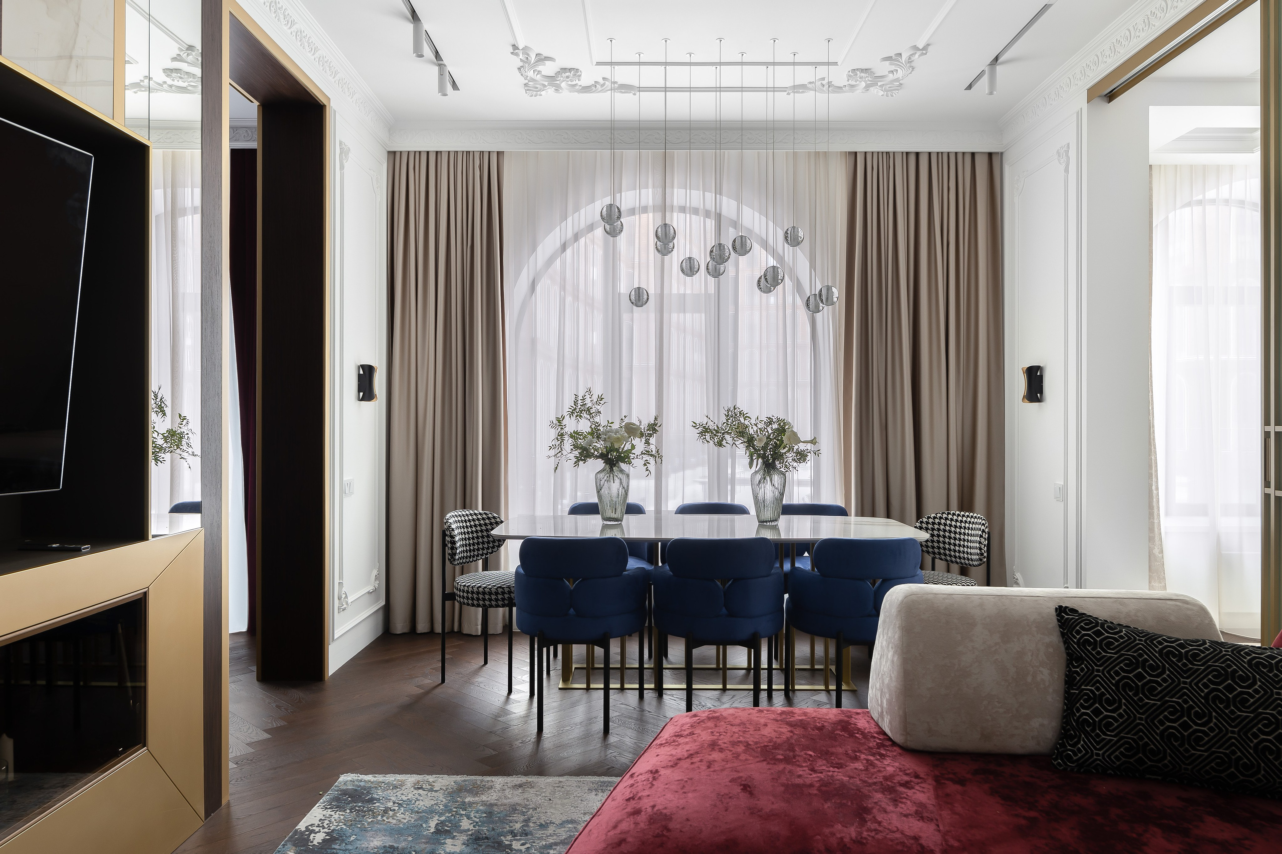 Яркая квартира. Совместная работа с интерьерным стилистом. Интерьерный фотограф в Москве