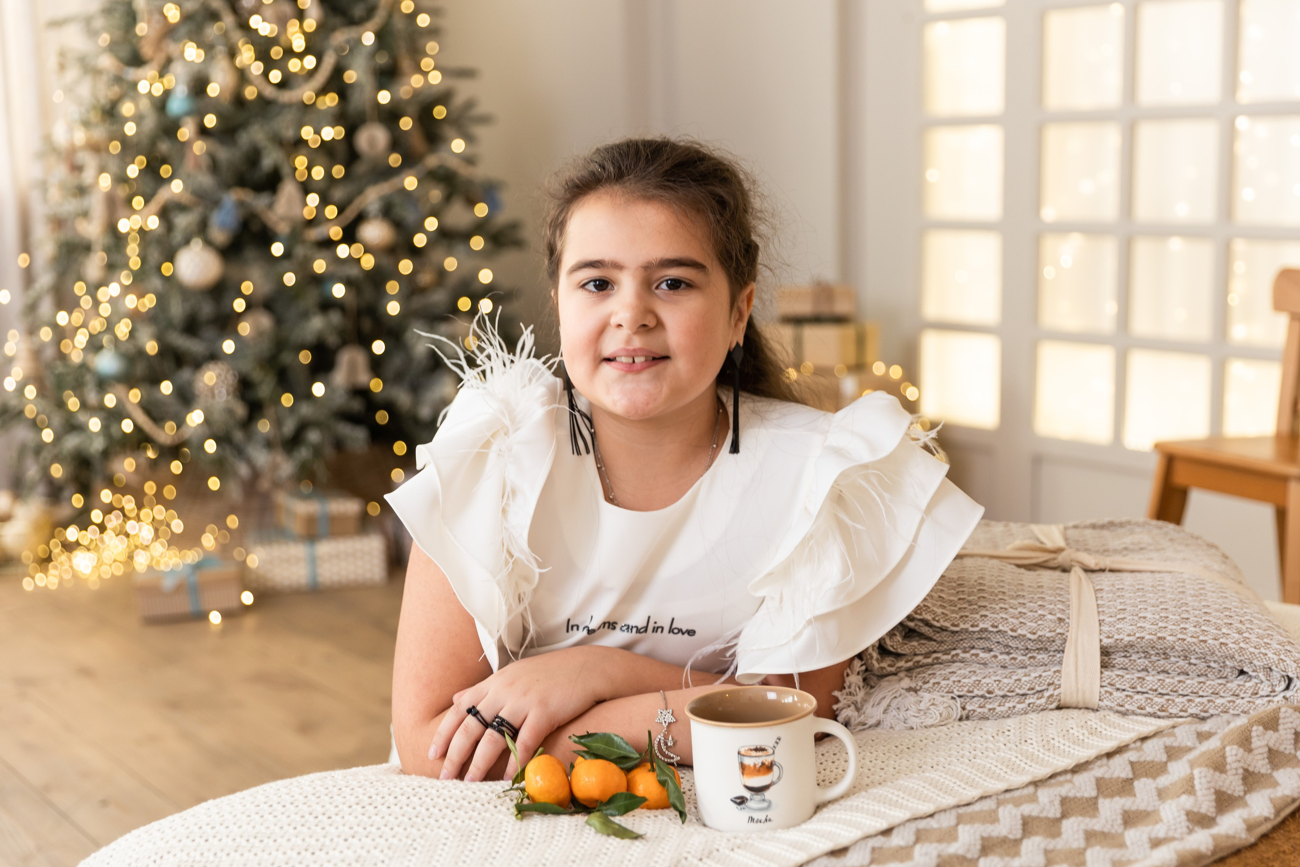 Новогодняя фотосессия в студии 4 класс. Семейный, детский, школьный фотограф в Благовещенске Яна Белоусова