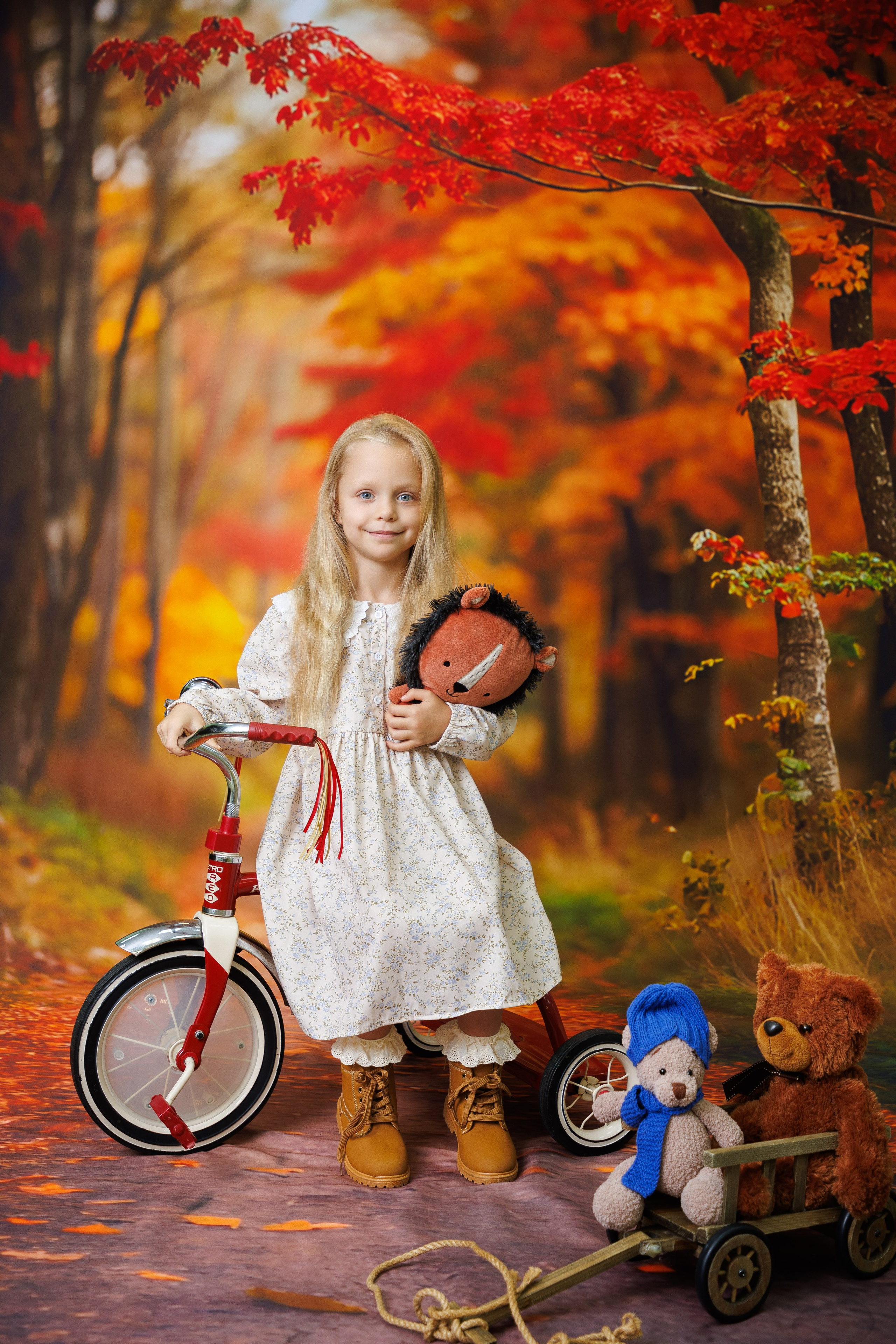 Велосипед. Детская фотостудия Москва