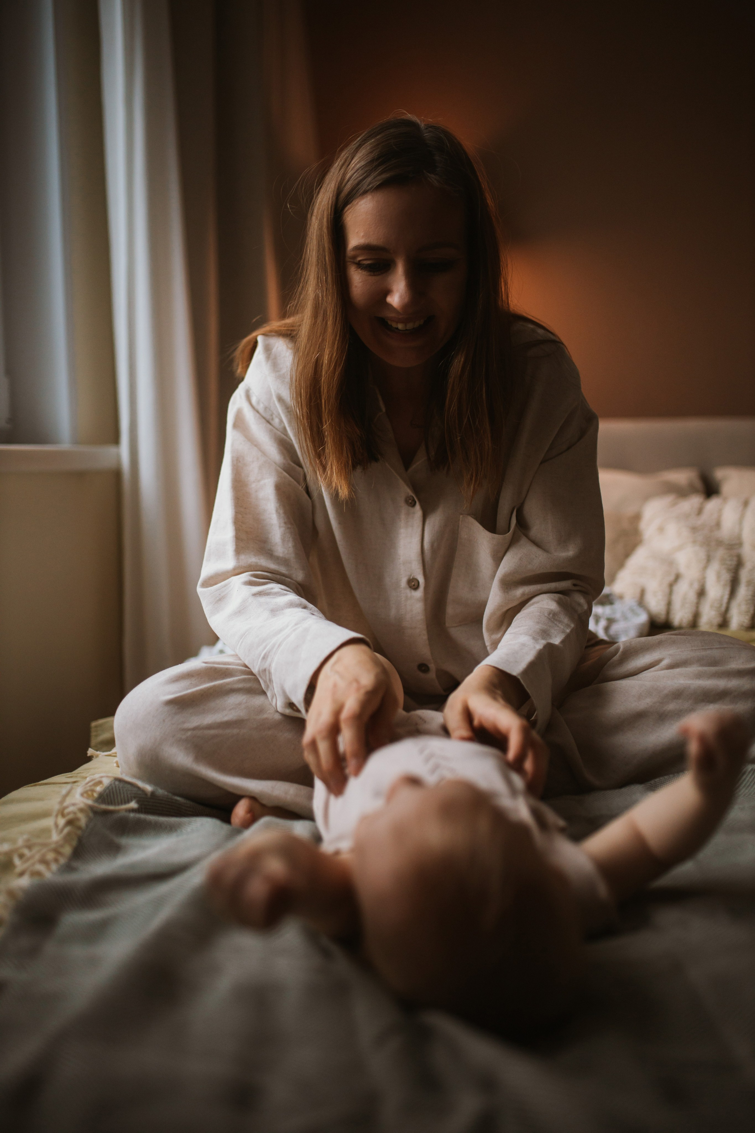 Домашняя история про маму и малыша. Мария Гурьянова. Семейный lifestyle фотограф в Москве и по всему миру