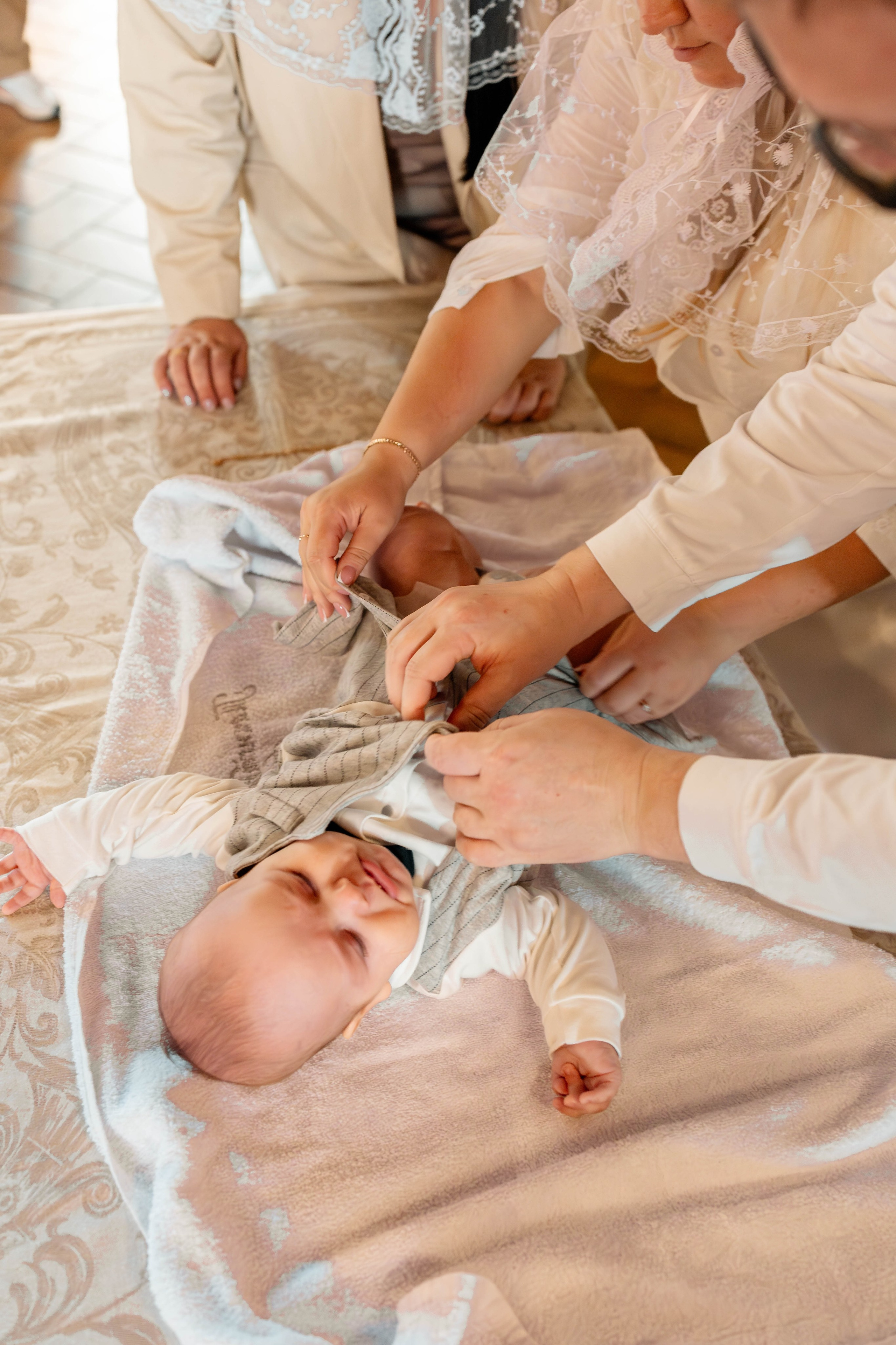 Таинство Крещения Евгения. Фотограф новорождённых Newborn Москва