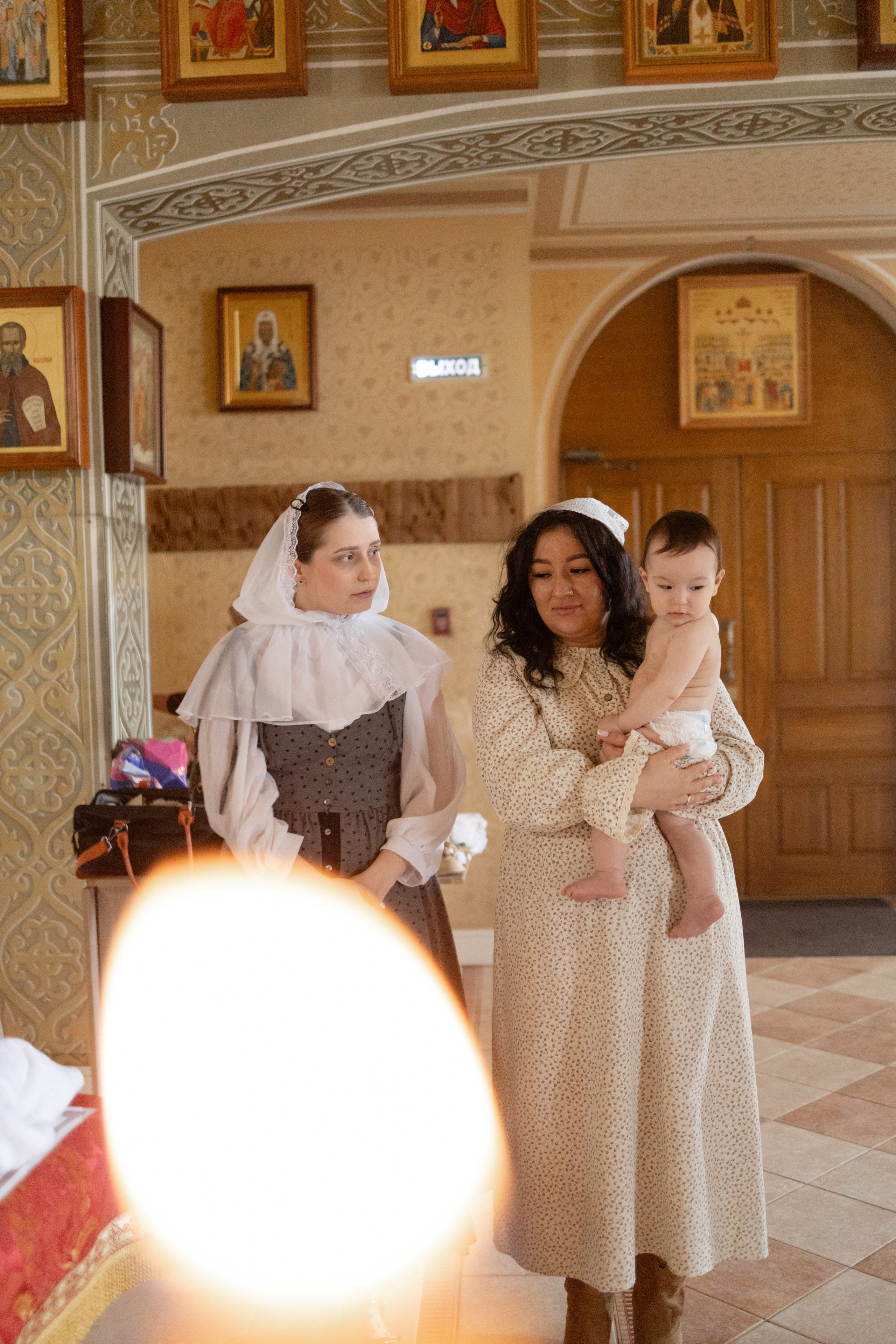 Таинство Крещения Мишель. Фотограф новорождённых Newborn Москва