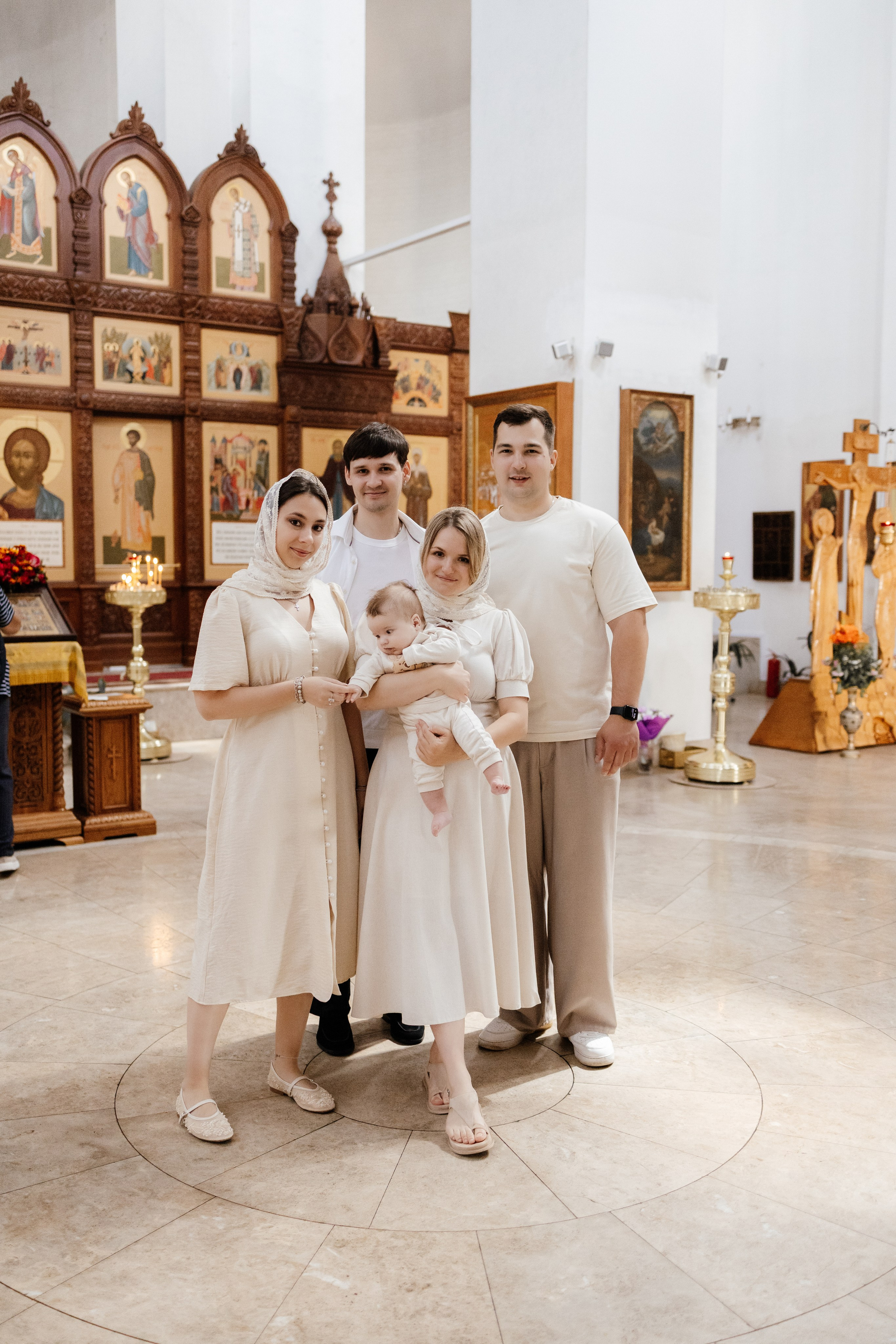 Таинство Крещения Саши. Фотограф новорождённых Newborn Москва