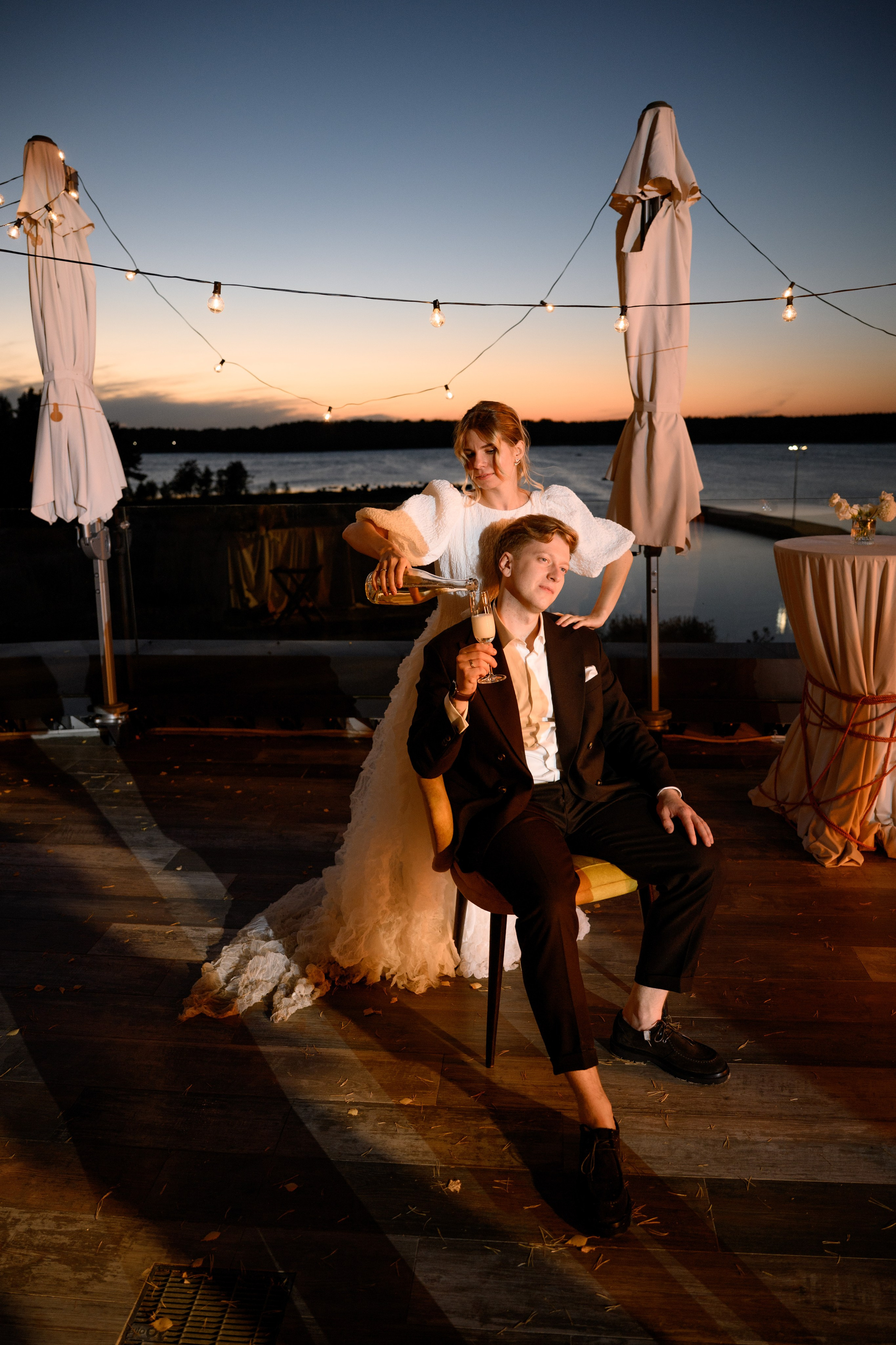 На берегу залива. Свадебный фотограф в Санкт-Петербурге, Москве, СПб Сергей Поддубный