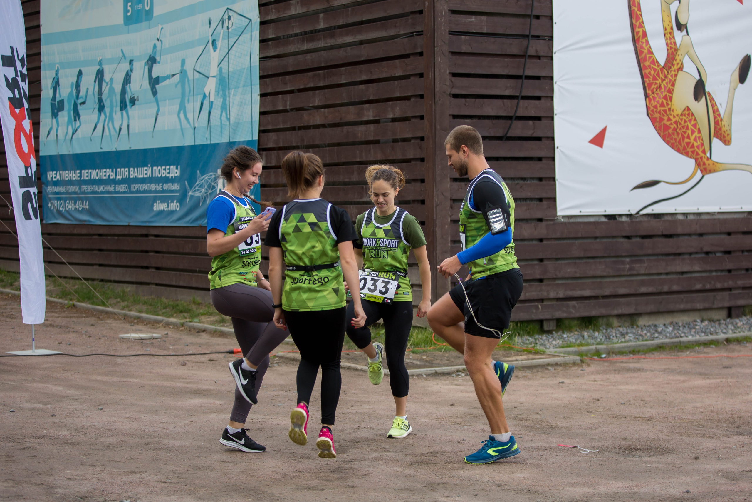 Забег для «Work&Sport». Снимаю съемки