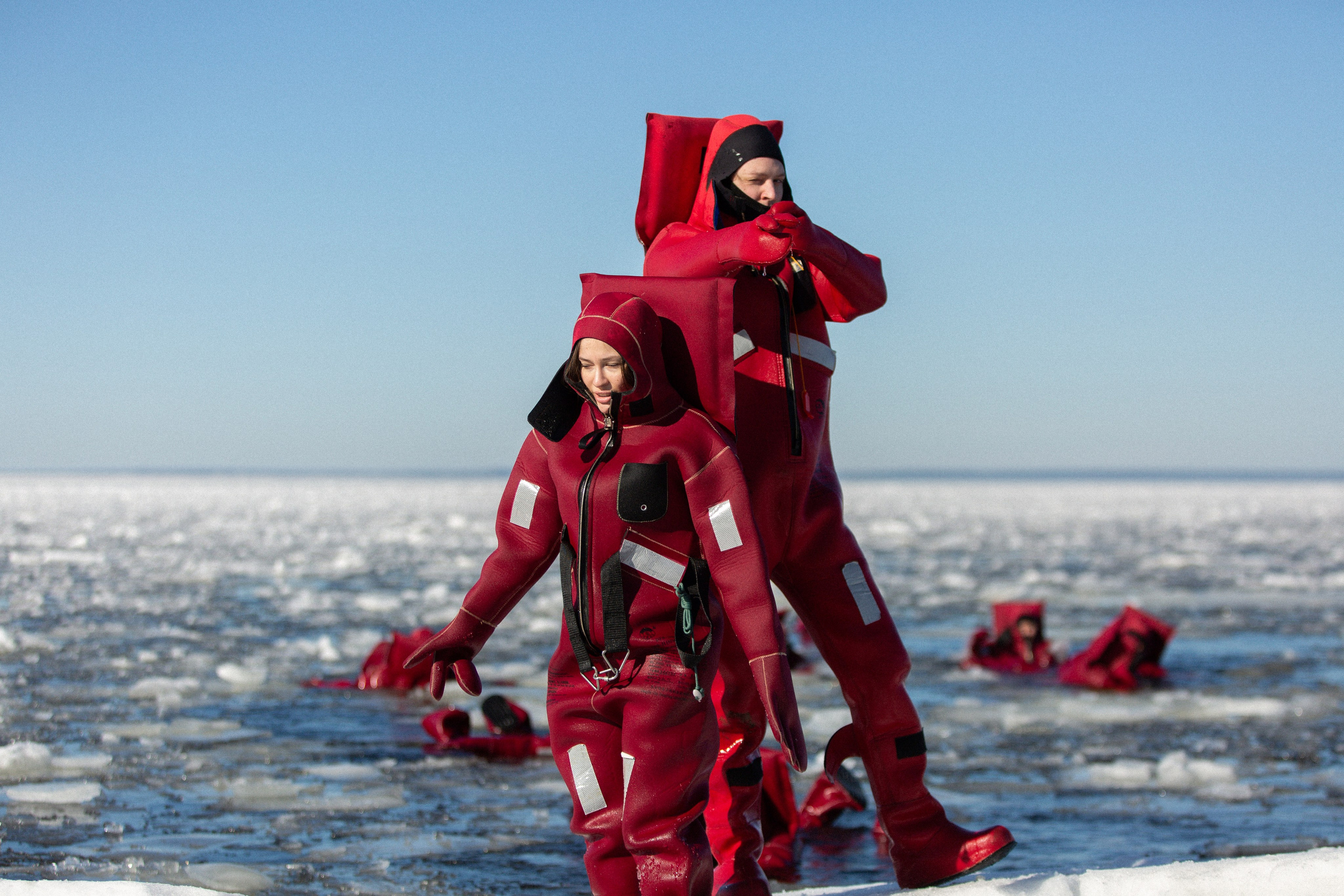 Ice floating. Снимаю съемки