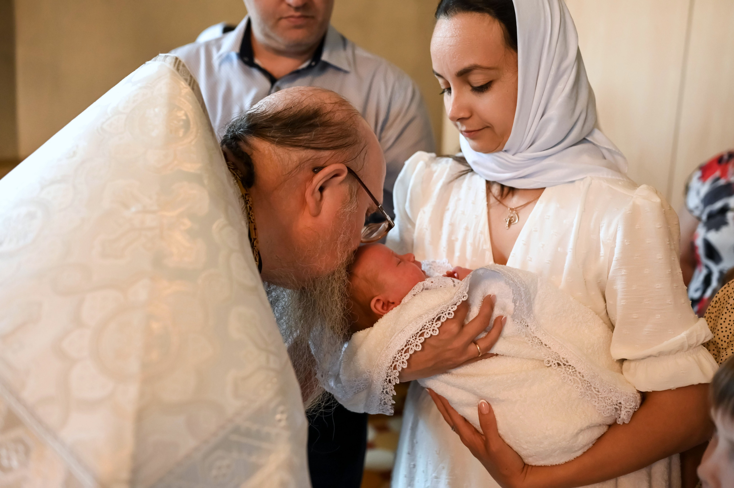 Крещение Ксении. Семейный фотограф в г. Воскресенск Наталия Молева