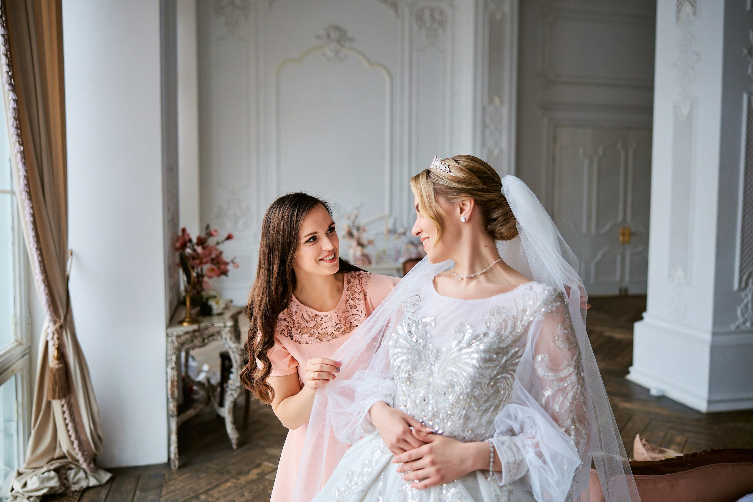 Свадебная фотосессия в студии. Свадебный фотограф Сергей Колбинский