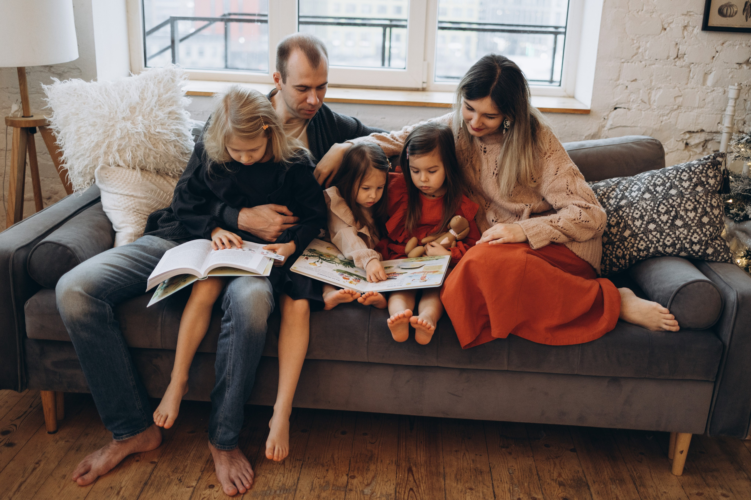 Эля, Вася, Алиса, Ева, Мира. Семейный фотограф в Москве Виктория Ястребинская