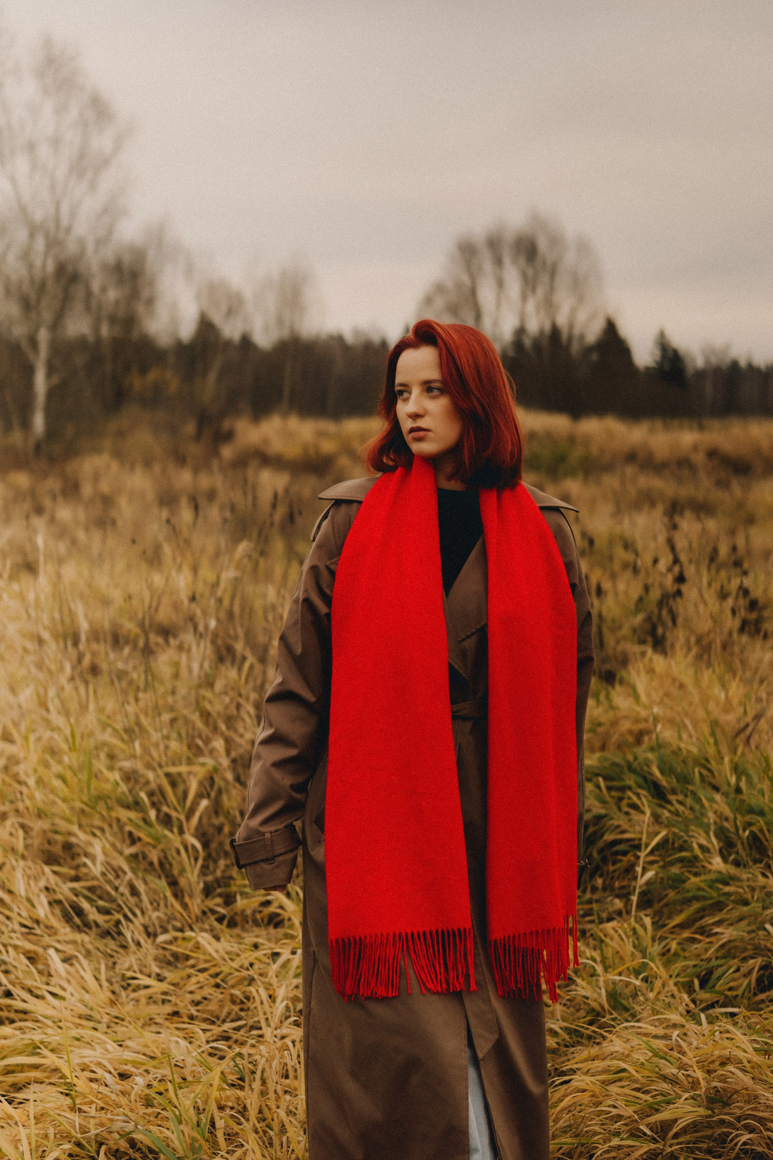 Лия | осенняя фотосессия у воды. Портретный фотограф Москва