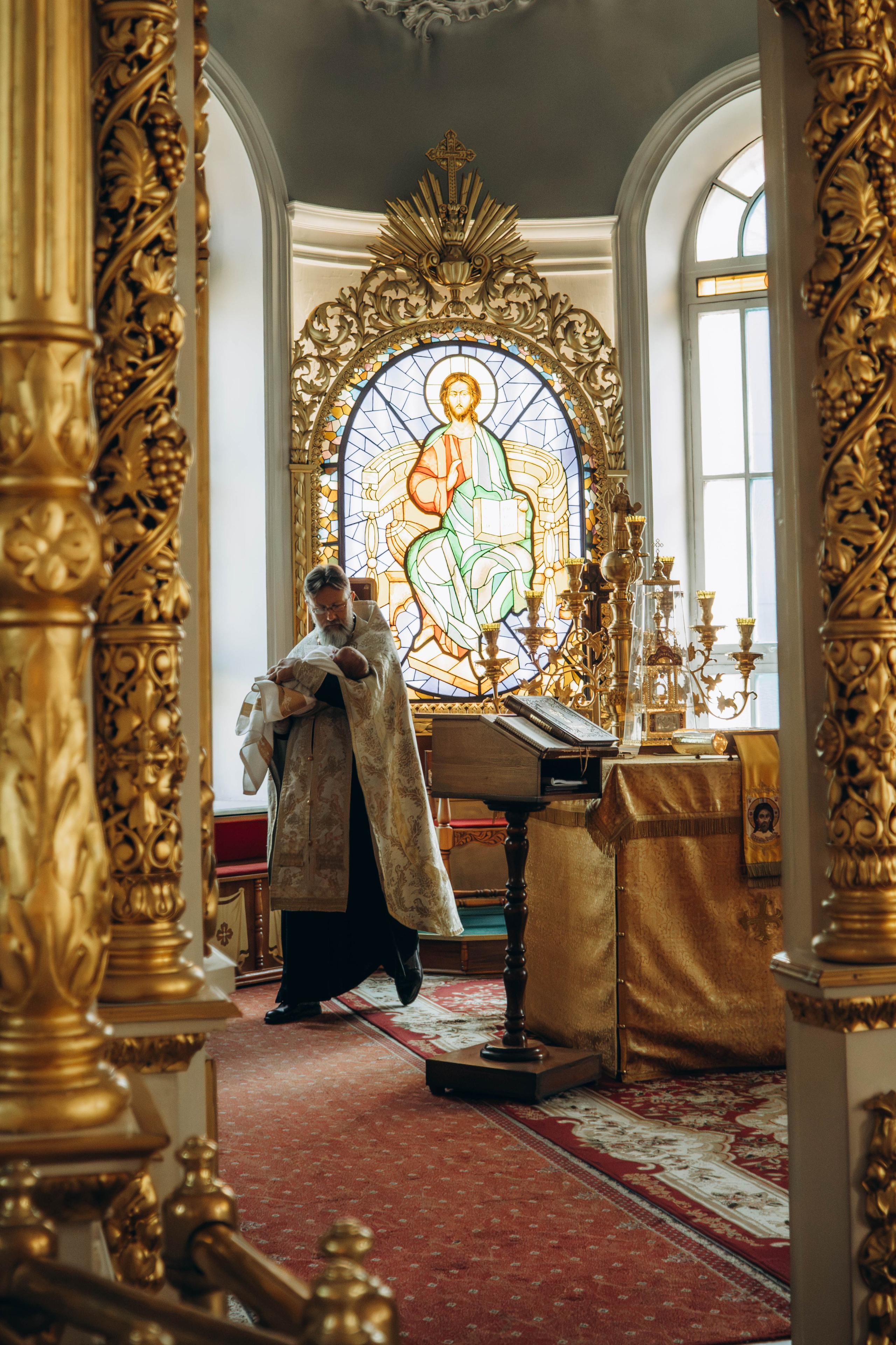 Крещение Макара. Фотограф Москва Валерия Веденина