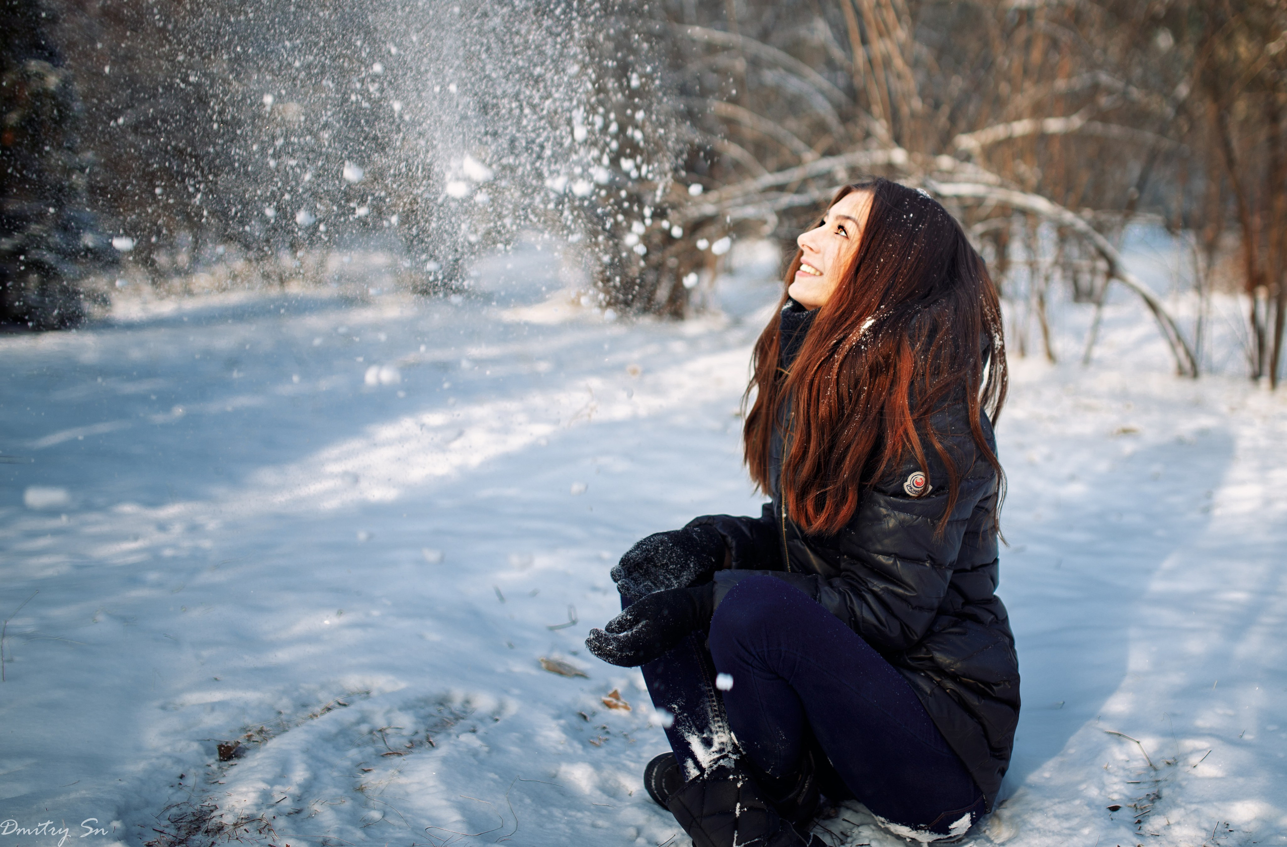 Зимняя съемка в лесу с Екатериной в формате для «себя»