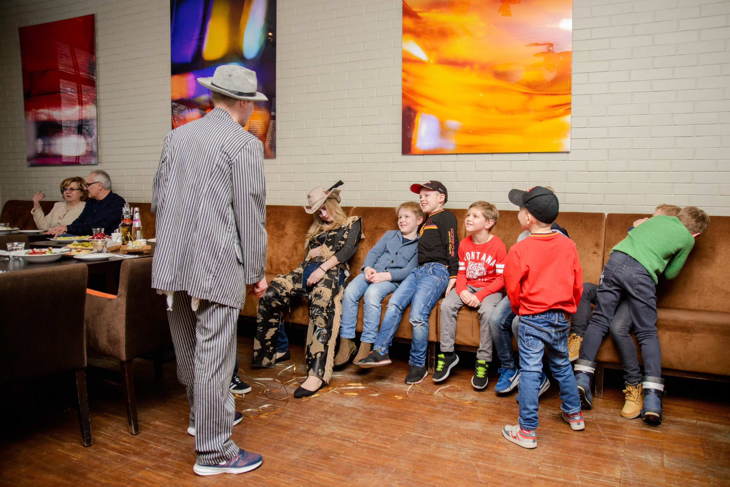 Детский день рождения в ресторане