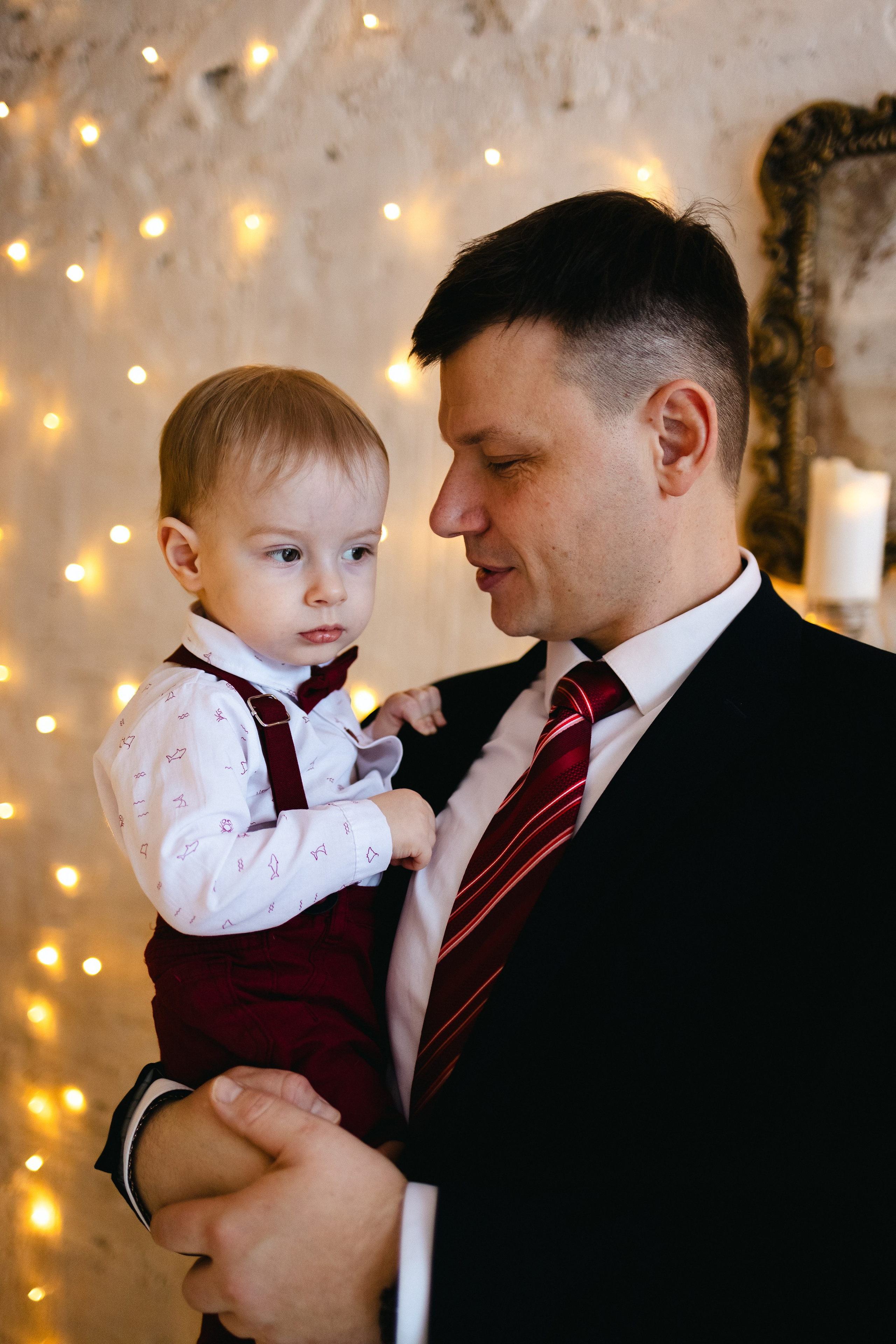 Новогодняя семейная с малышом. Семейный фотограф г. Тюмень