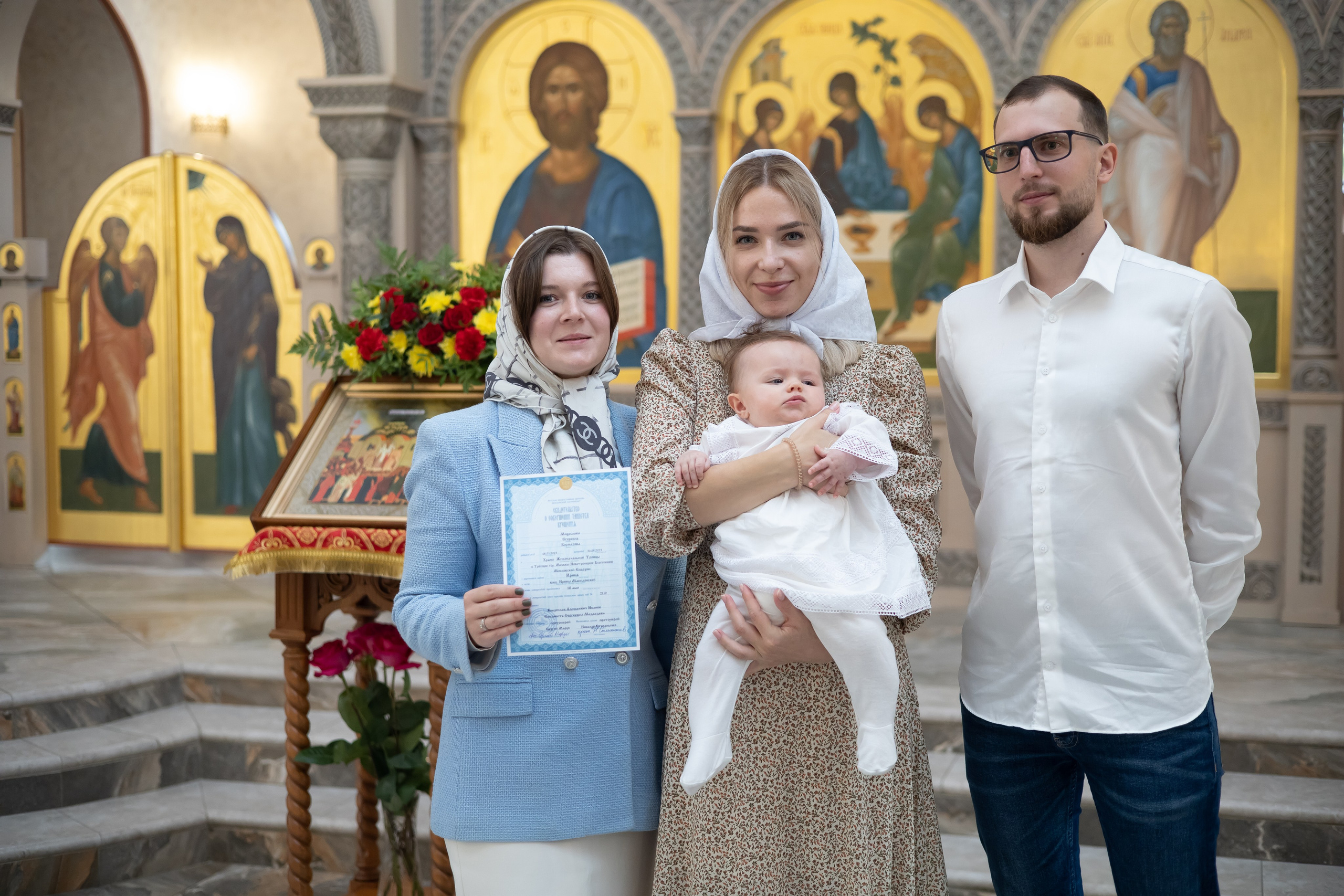 Крещение. Семейная и портретная съёмка в Москве