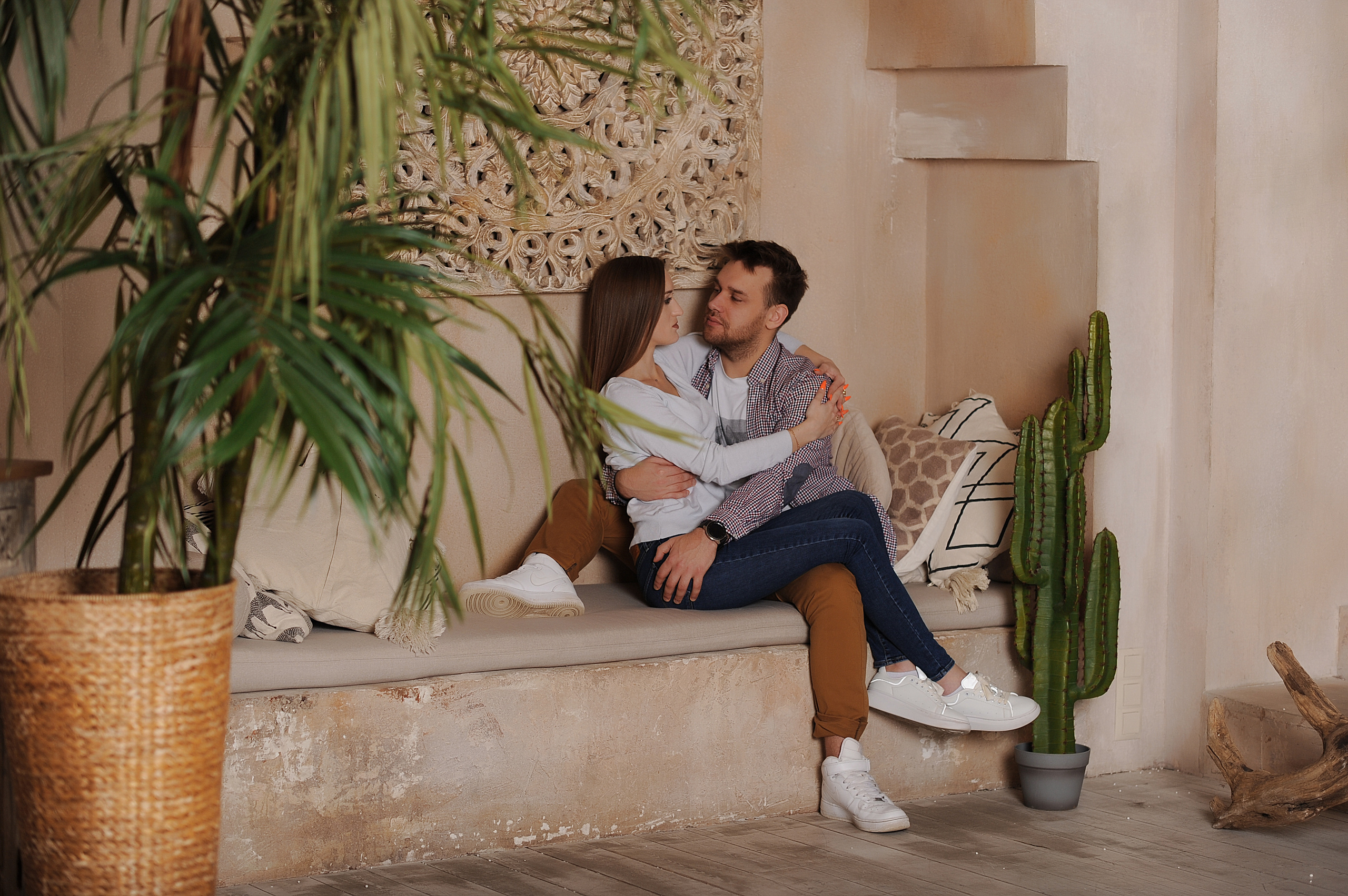 Портретная фотосессия влюбленной пары. Свадебный и семейный фотограф в Москве и Европе Евгения Амелина