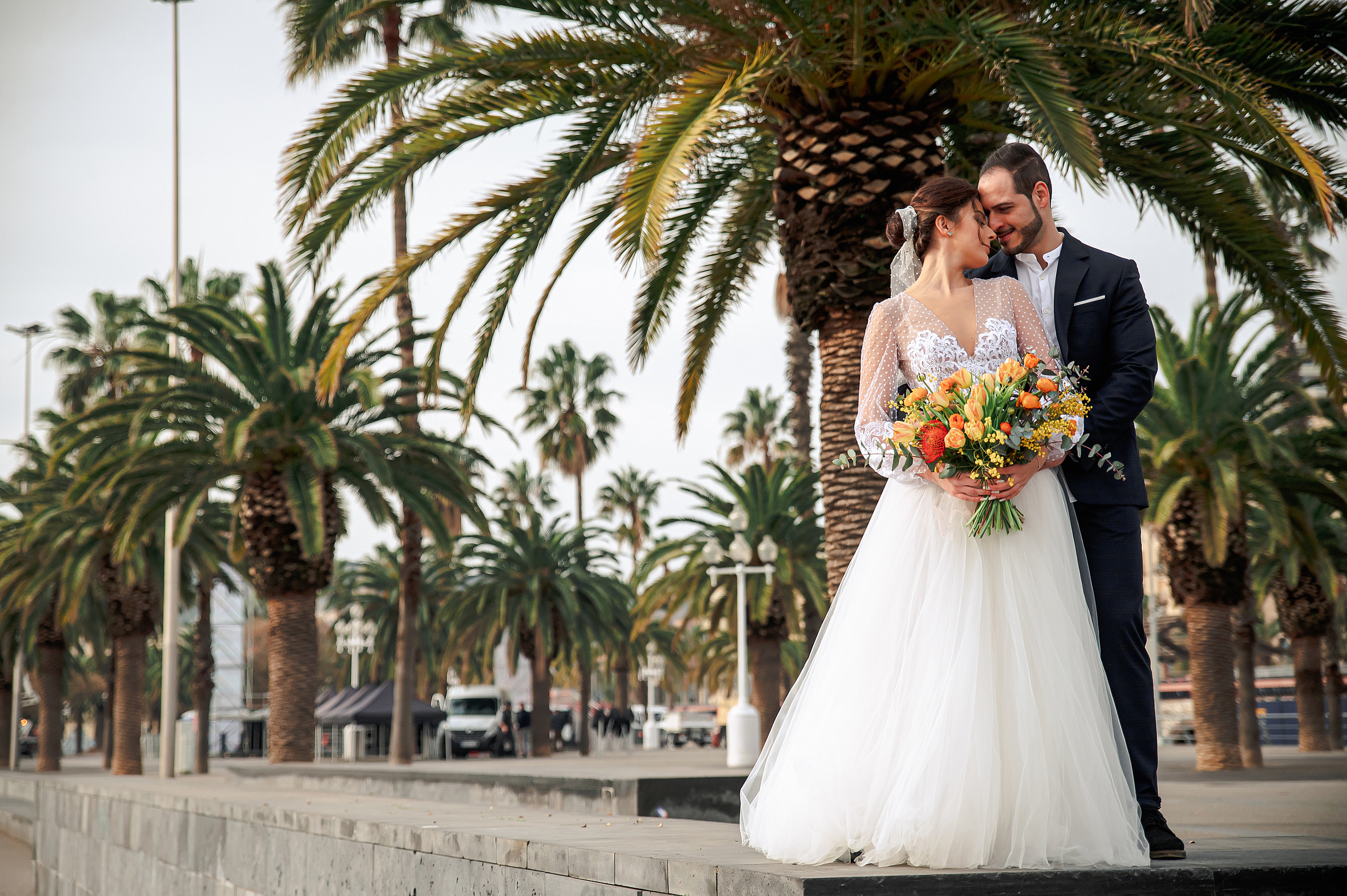 Выездная регистрация в Барселоне. Свадебный и семейный фотограф в Москве и Европе Евгения Амелина