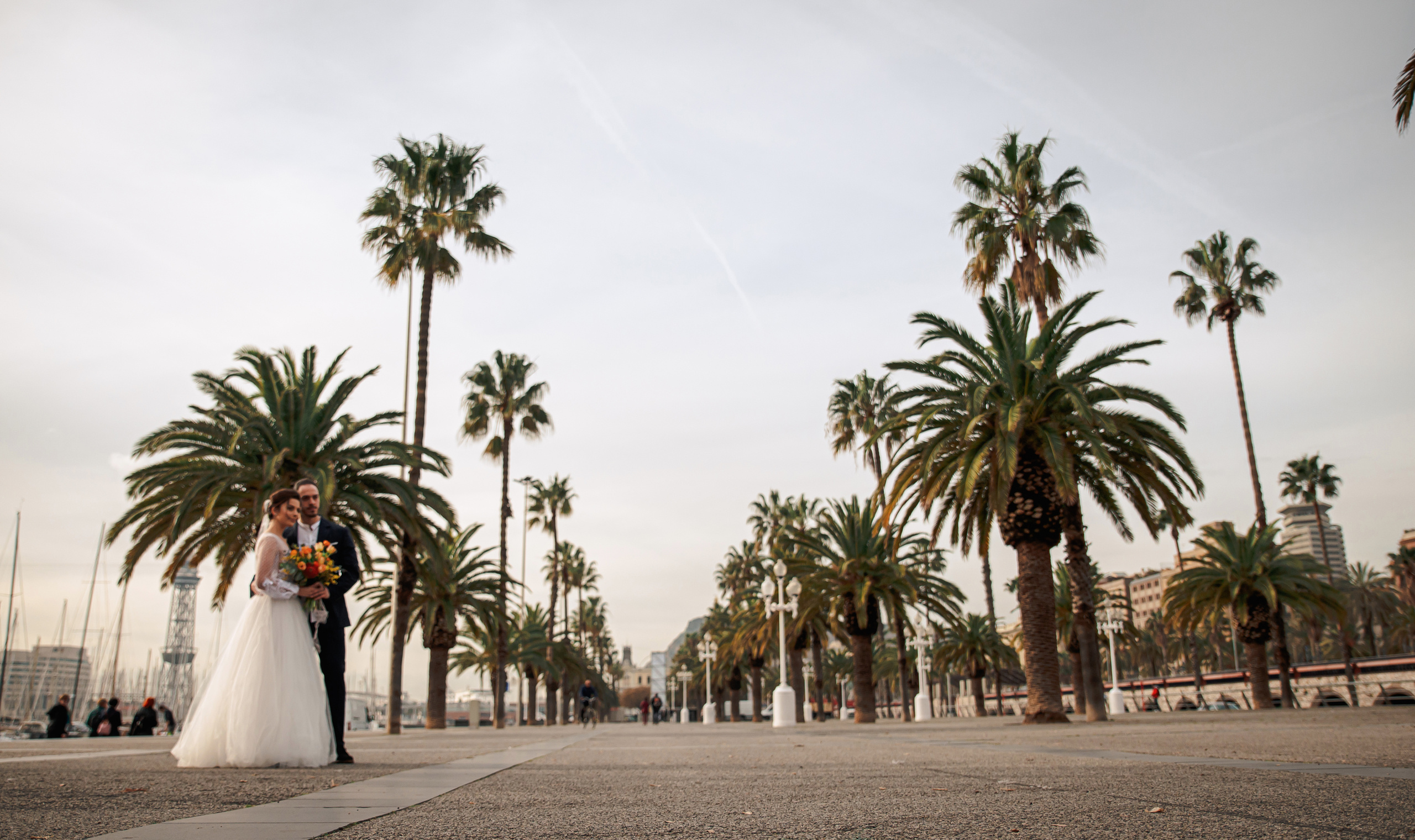 Выездная регистрация в Барселоне. Свадебный и семейный фотограф в Москве и Европе Евгения Амелина
