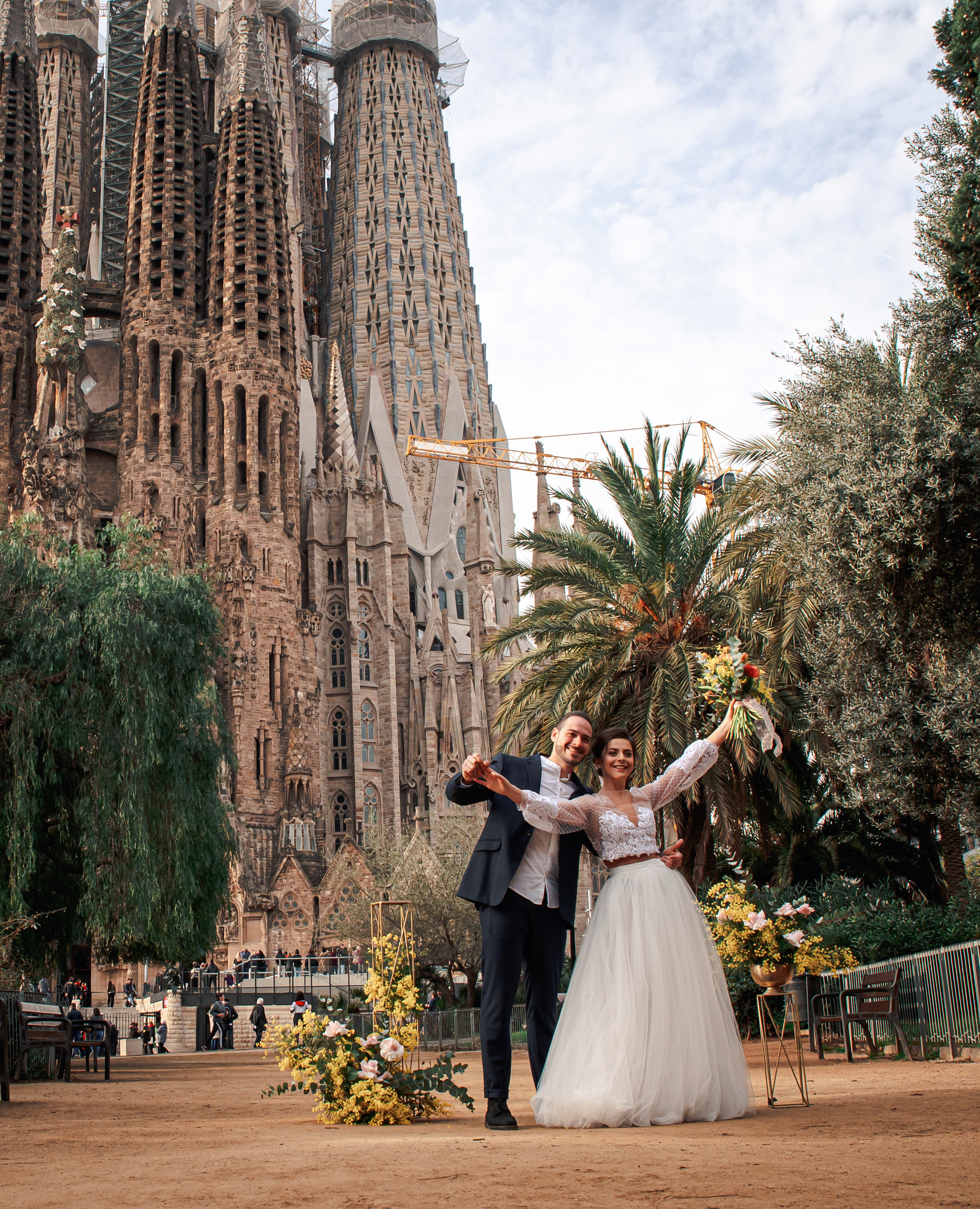 Выездная регистрация в Барселоне. Свадебный и семейный фотограф в Москве и Европе Евгения Амелина