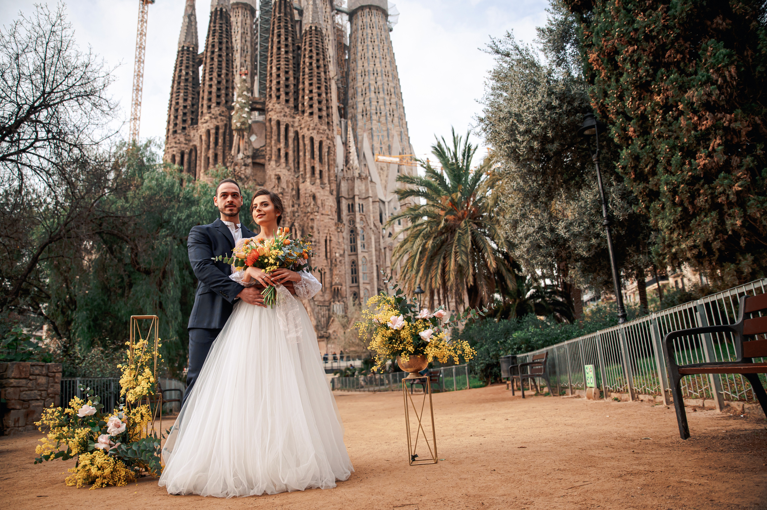 Выездная регистрация в Барселоне. Свадебный и семейный фотограф в Москве и Европе Евгения Амелина