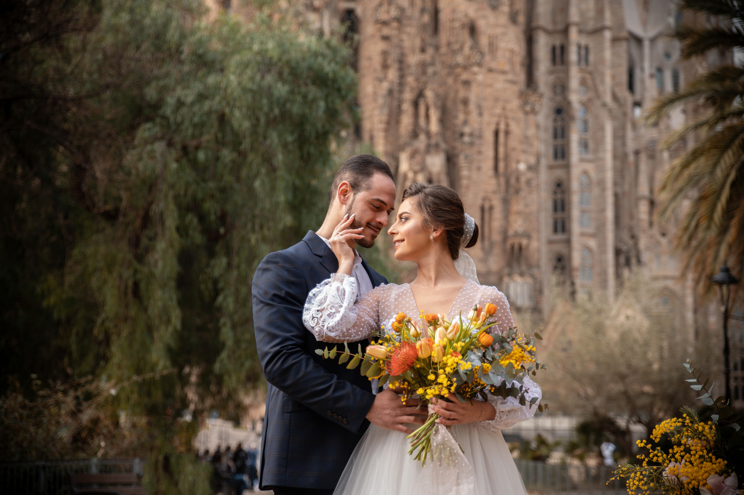 Выездная регистрация в Барселоне. Свадебный и семейный фотограф в Москве и Европе Евгения Амелина