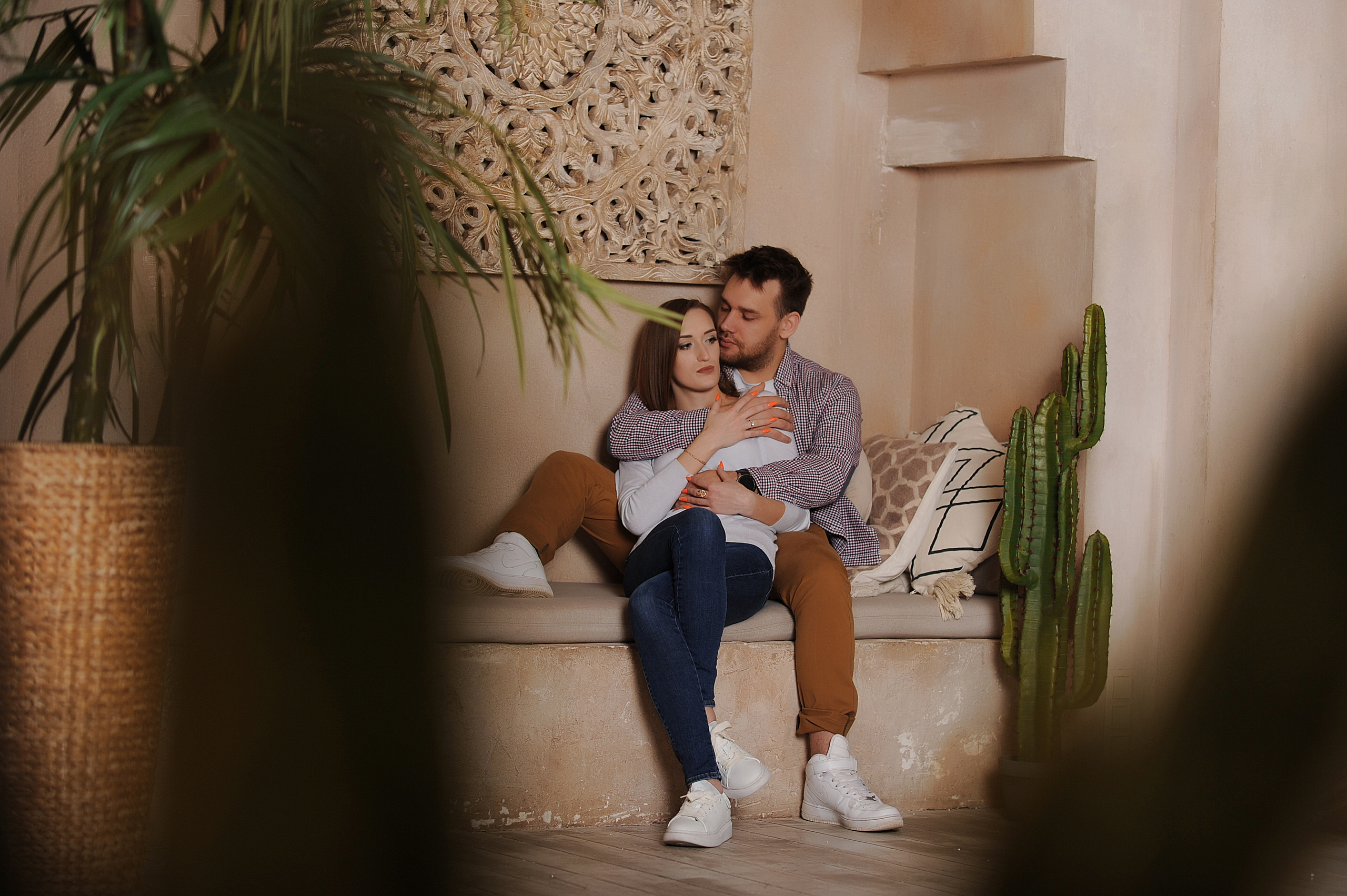 Портретная фотосессия влюбленной пары. Свадебный и семейный фотограф в Москве и Европе Евгения Амелина