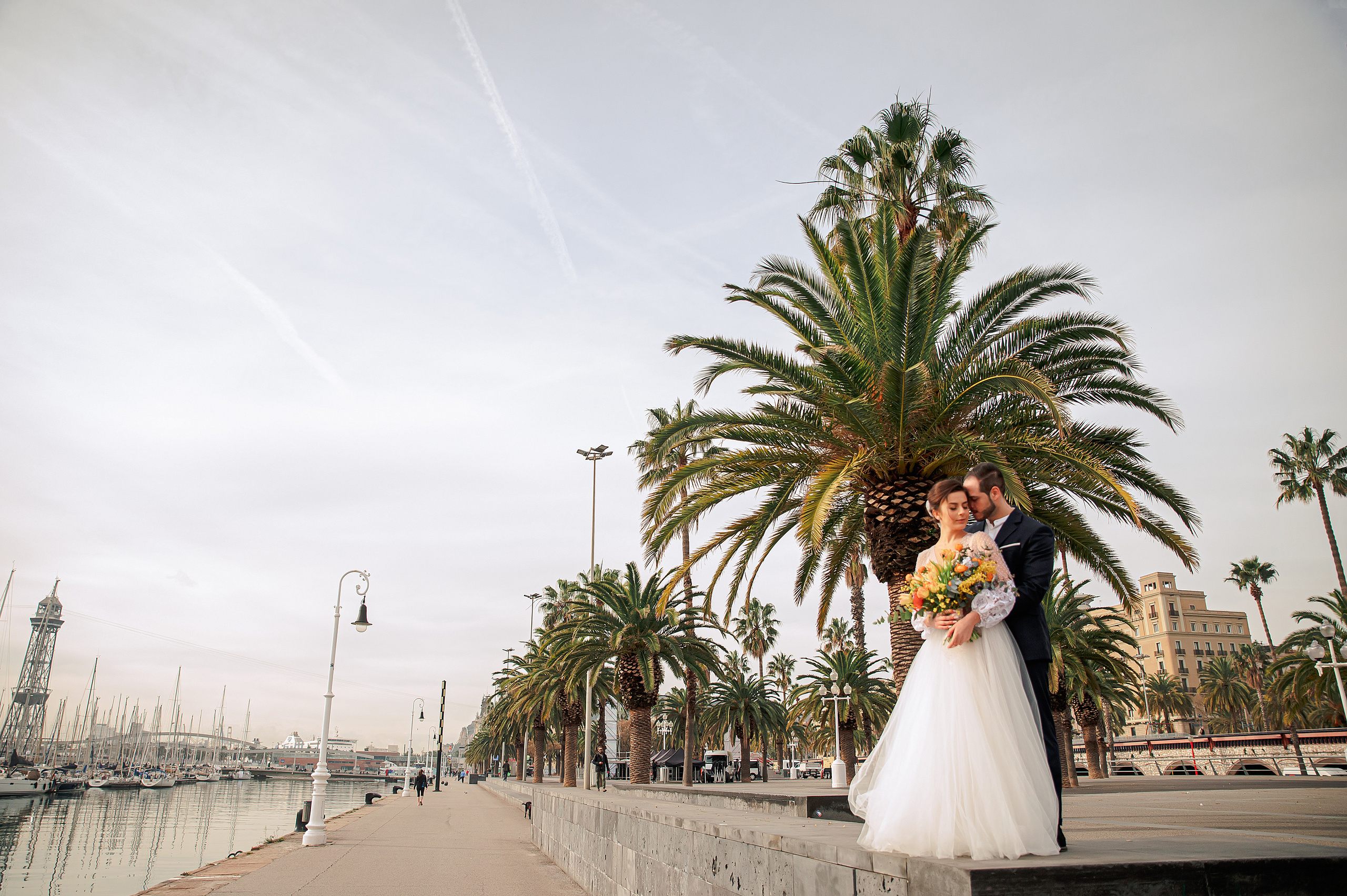 Выездная регистрация в Барселоне. Свадебный и семейный фотограф в Москве и Европе Евгения Амелина
