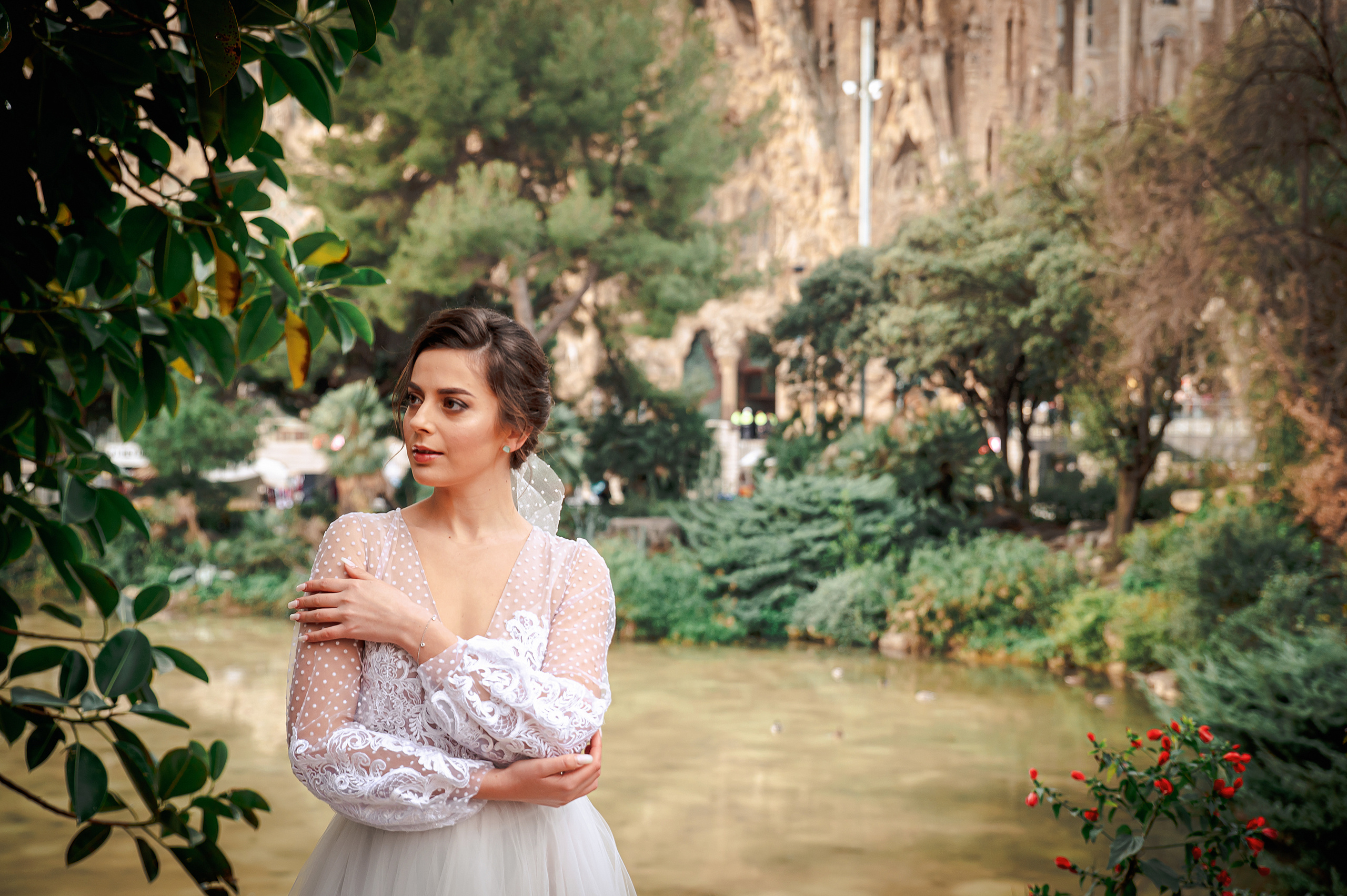 Выездная регистрация в Барселоне. Свадебный и семейный фотограф в Москве и Европе Евгения Амелина