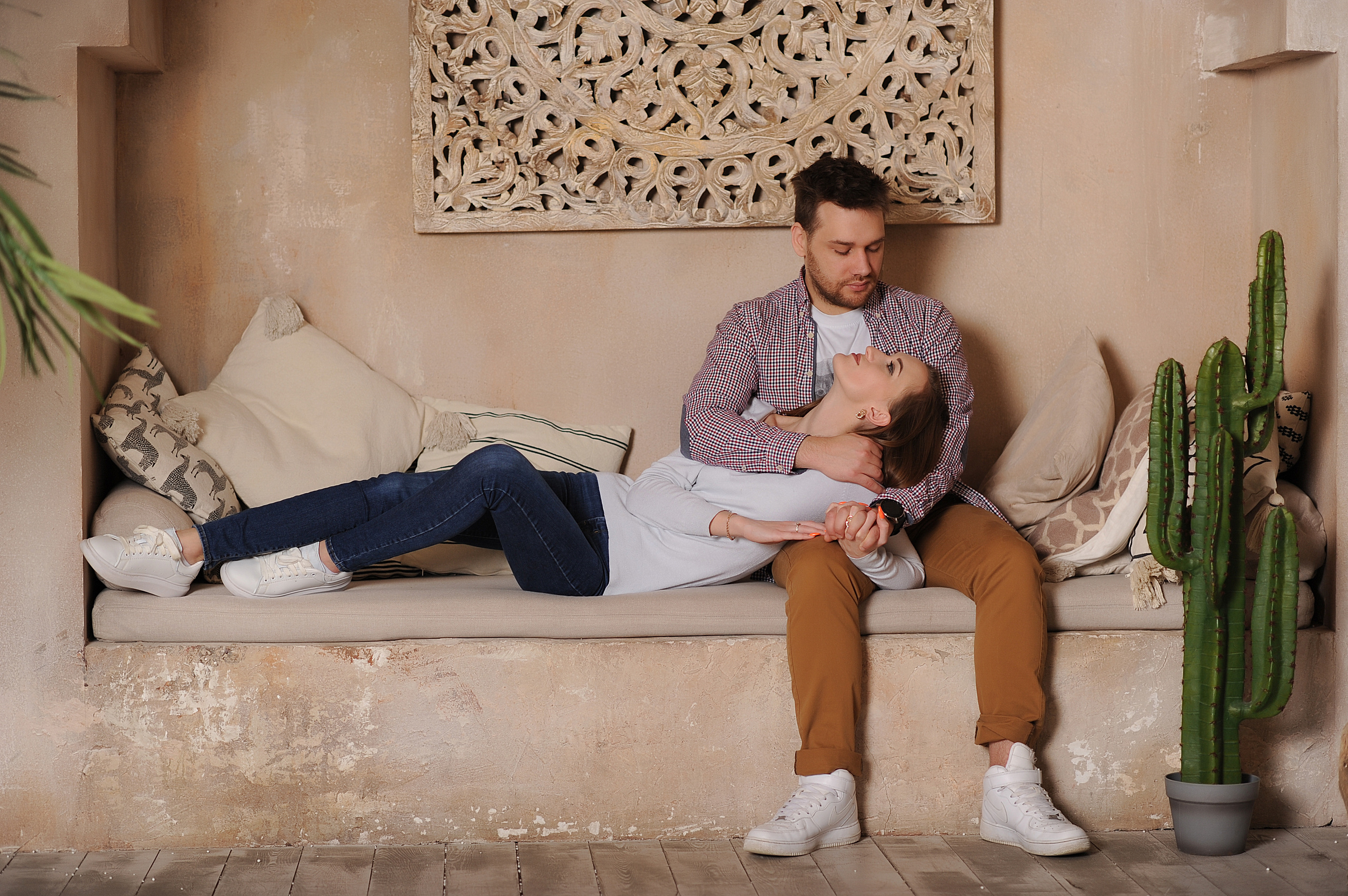 Портретная фотосессия влюбленной пары. Свадебный и семейный фотограф в Москве и Европе Евгения Амелина