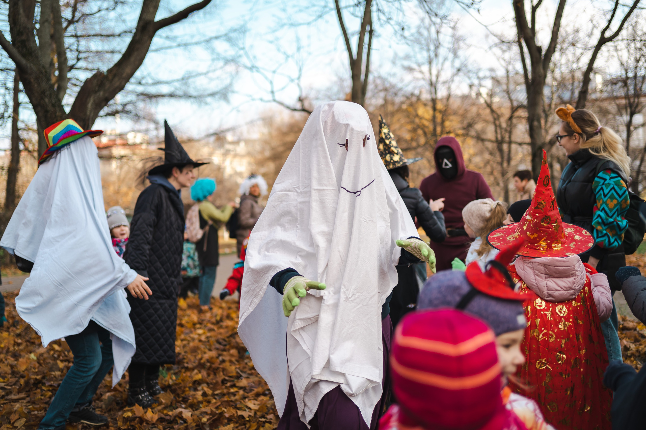 Хэллоуин с «Мамами ВДНХ». Семейный фотограф Варвара Сорока в городе Москве