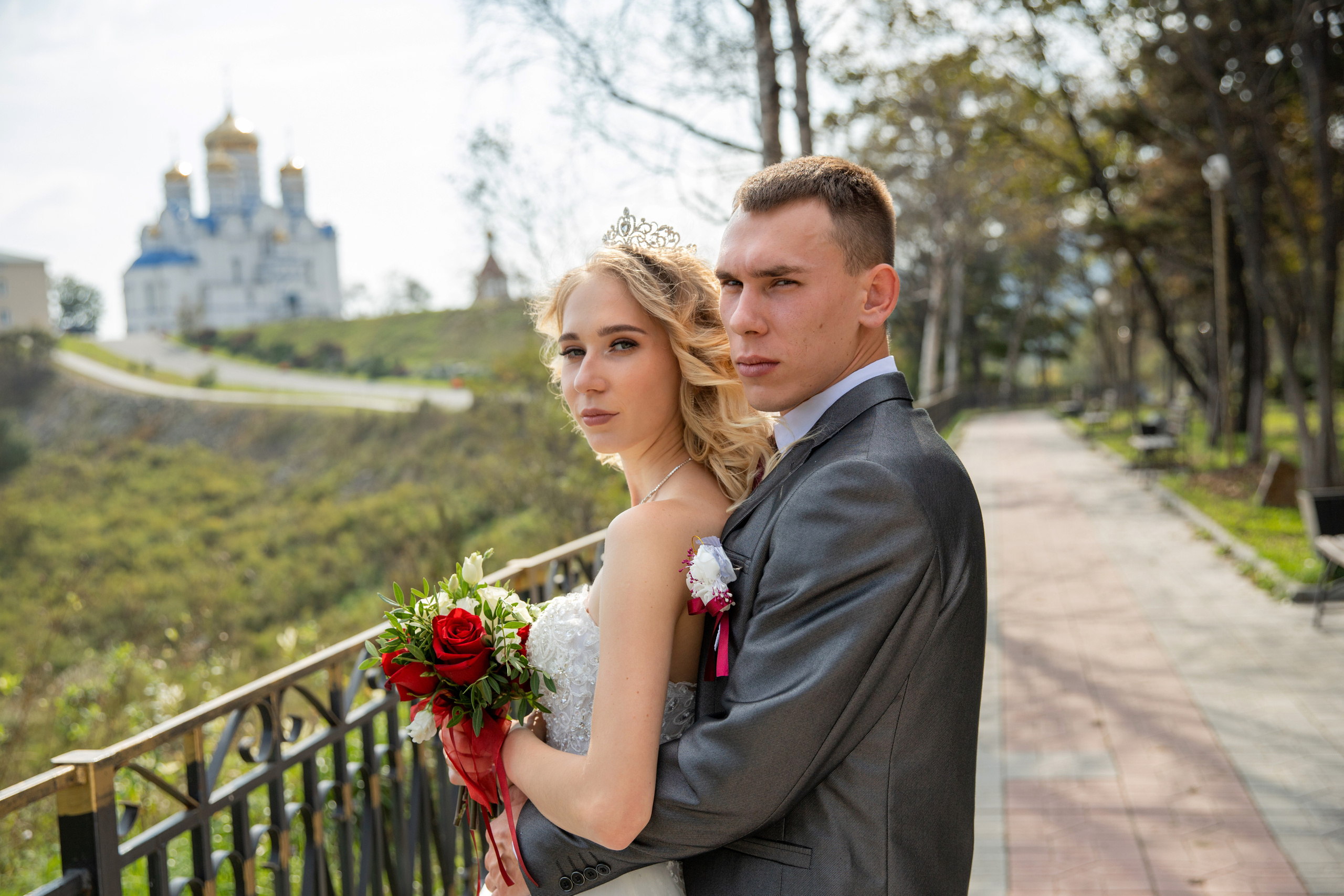 Свадебная прогулка в сентябре. Детский семейный фотограф в г. Находка Ольга Коваленко, фотостудия Memories