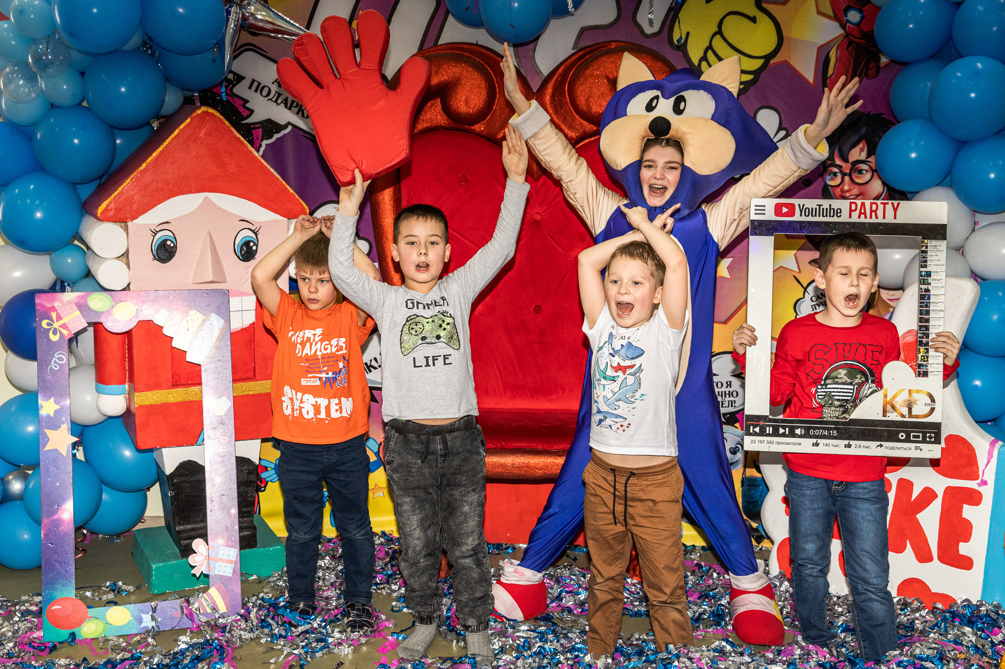 День Рождения Саши Лайк клуб. Детский семейный фотограф в г. Находка Ольга Коваленко, фотостудия Memories