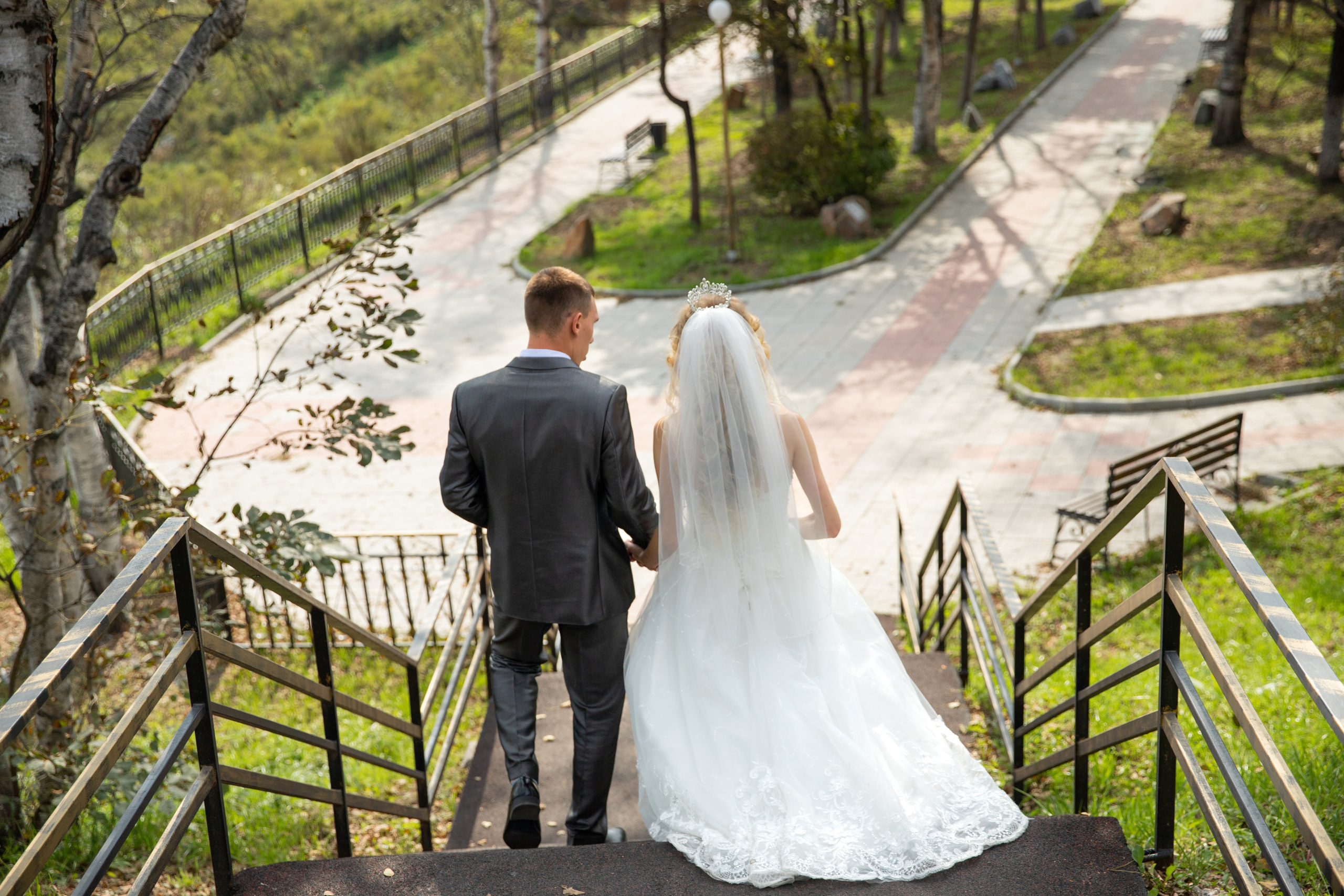 Свадебная прогулка в сентябре. Детский семейный фотограф в г. Находка Ольга Коваленко, фотостудия Memories