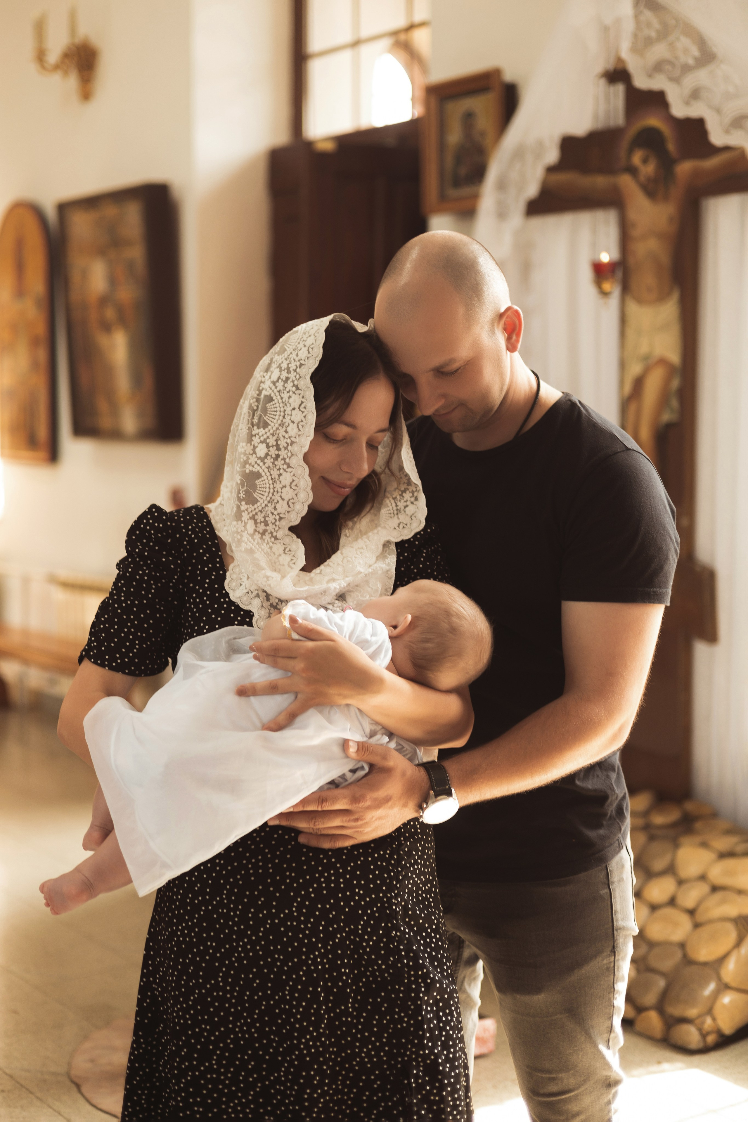 Таинство крещения. Фотограф новорожденных Саратов