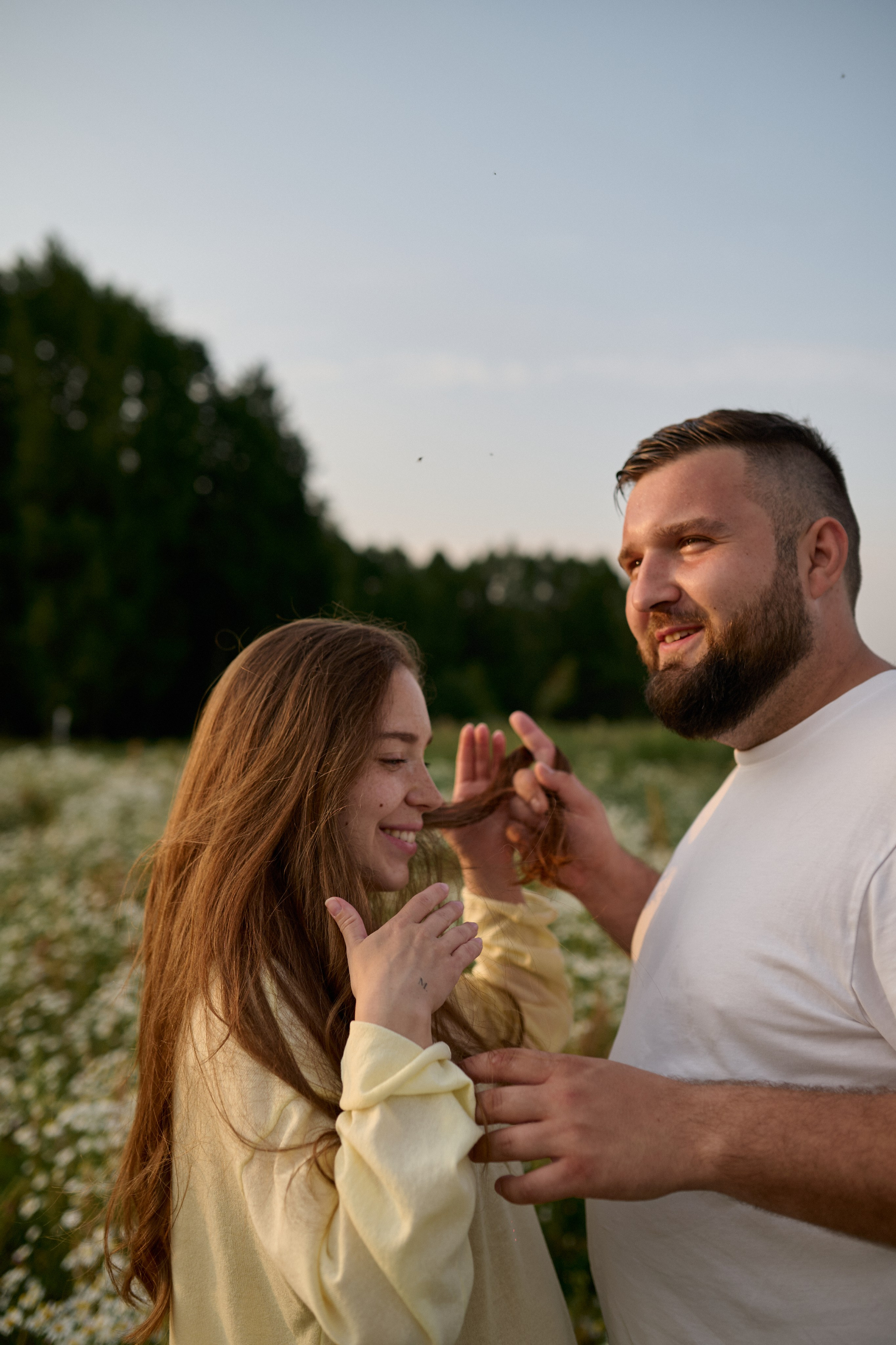 Рома, Оля, Максим и ромашки. Семейный и свадебный lifestyle-фотограф в Москве Мария Петрова