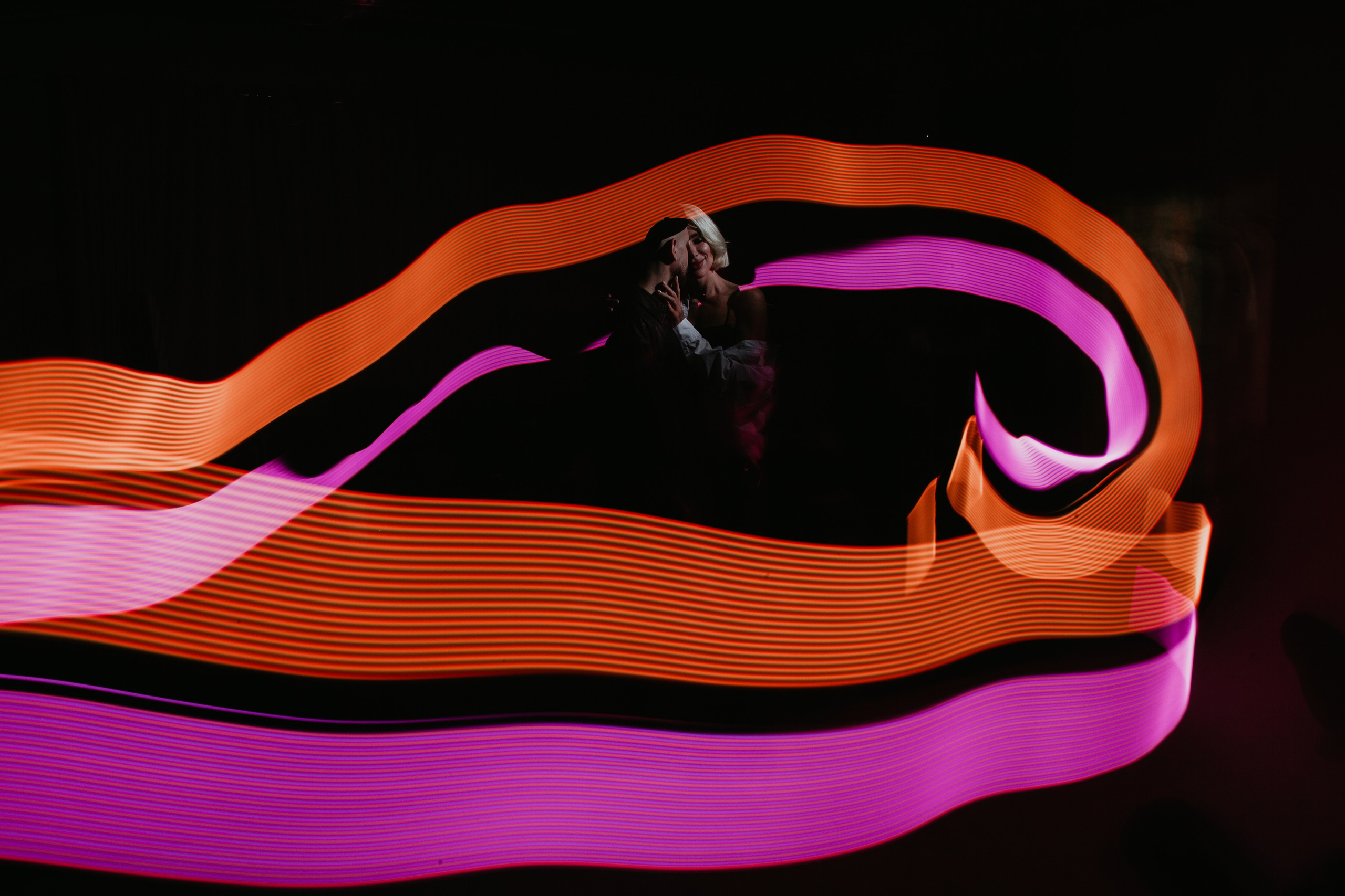 Парная съемка в ночном городе. Мультижанровый фотограф в Москве Наталия Степанова