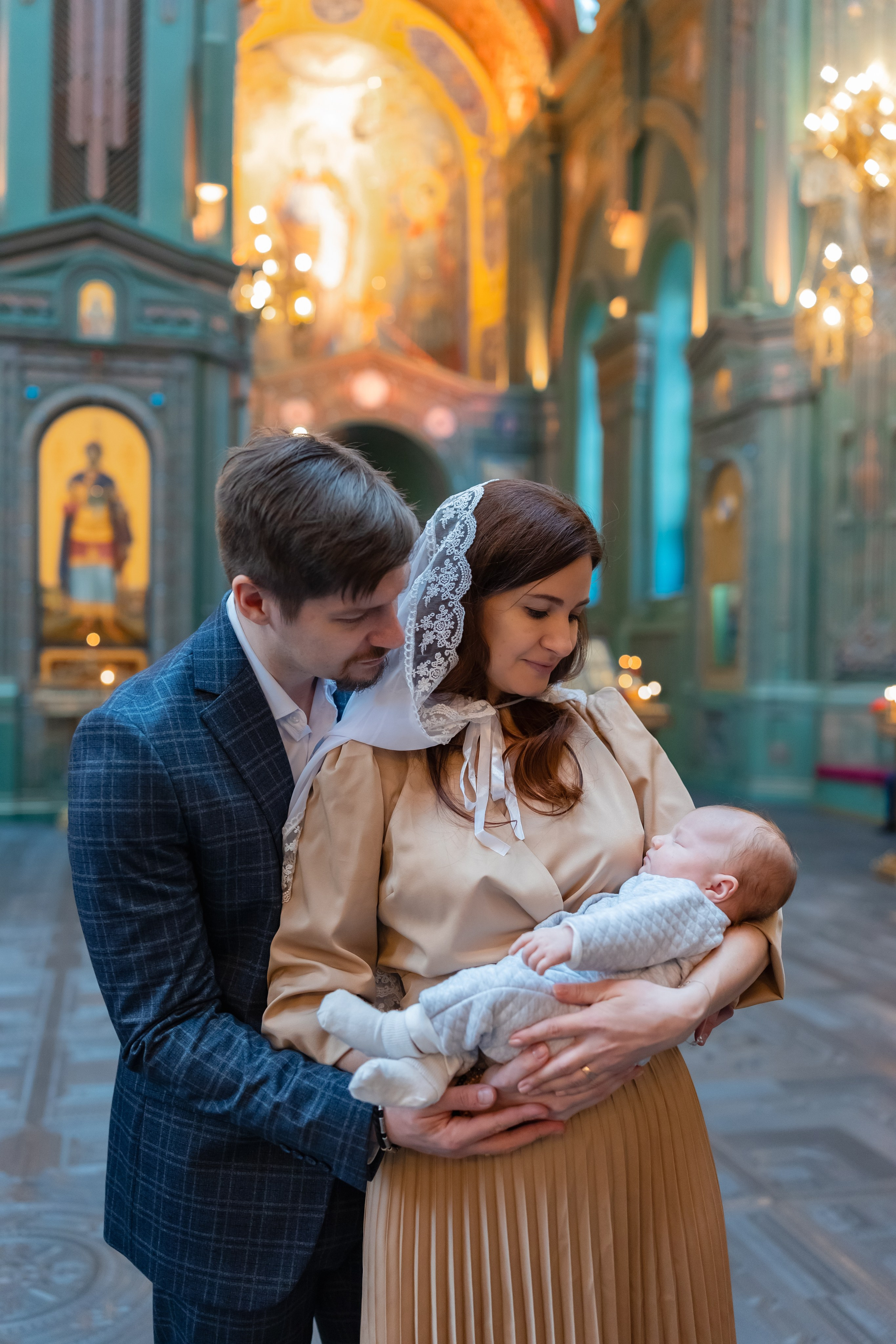 Крещение Леонида. Семейный фотограф и фотограф на Крещение, Венчание в Москве и Подмосковье Людмила Клюева