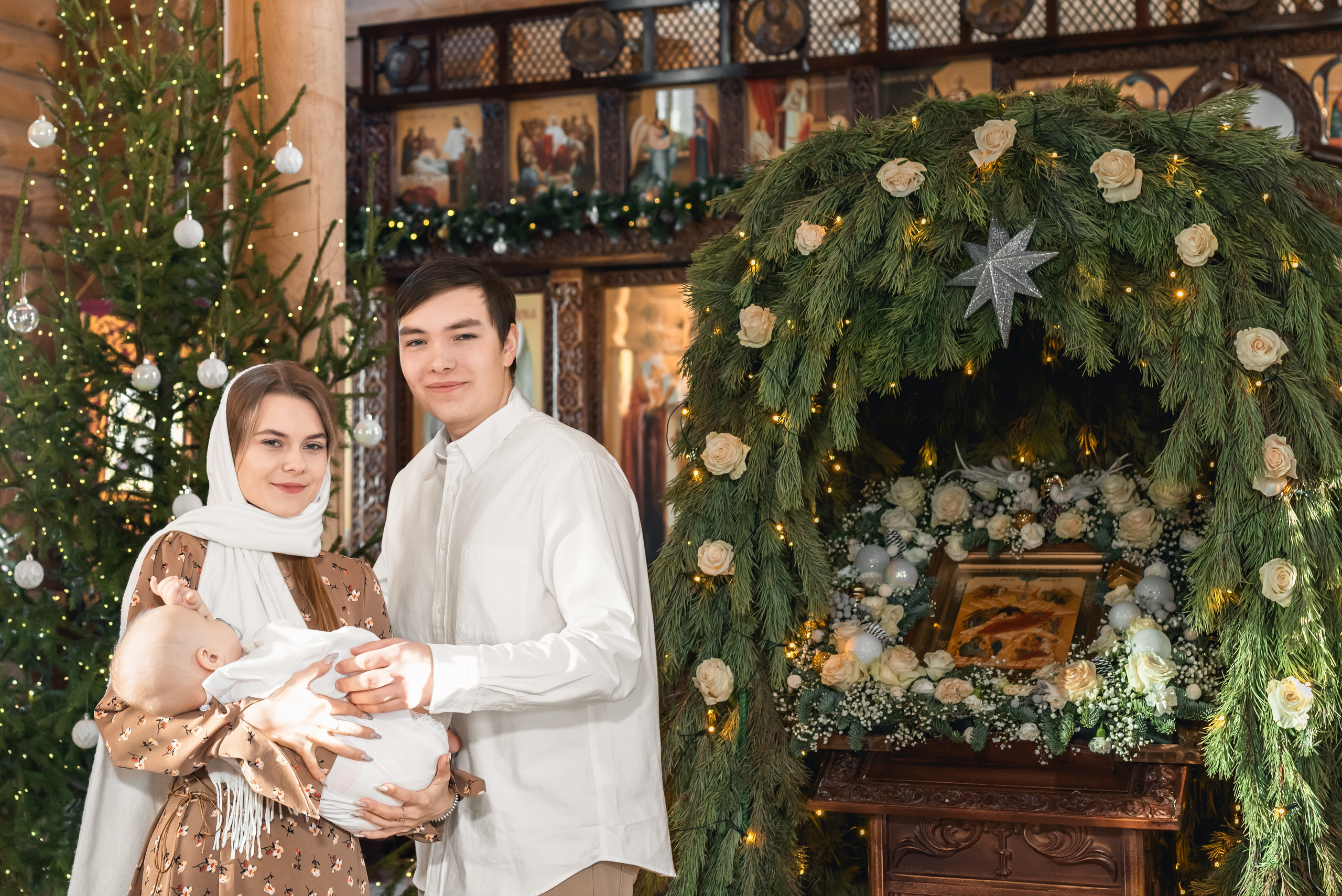 Храм Матроны Московской. Рождество. Церковный фотограф на Таинство Крещения и Венчания в Оренбурге и Оренбургской области Екатерина Белкина