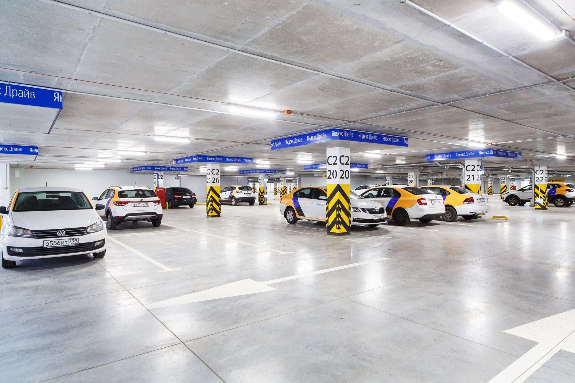Yandex Drive Sheremetyevo airport. Photographer Ksenia Kolesnikova. Interior, Product, and Portrait Photography in Moscow