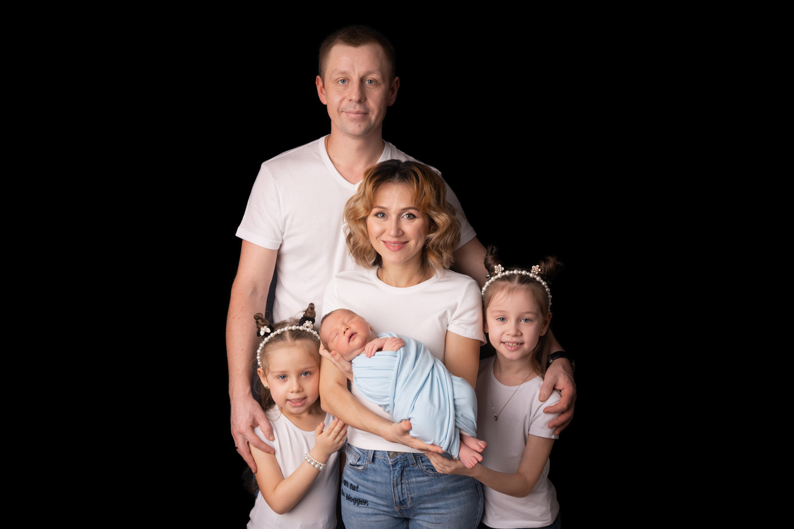 Саша, Эльвира, Евгений, Катя и Вика (на дому). Семейный и детский фотограф в Санкт-Петербурге Татьяна Горохова