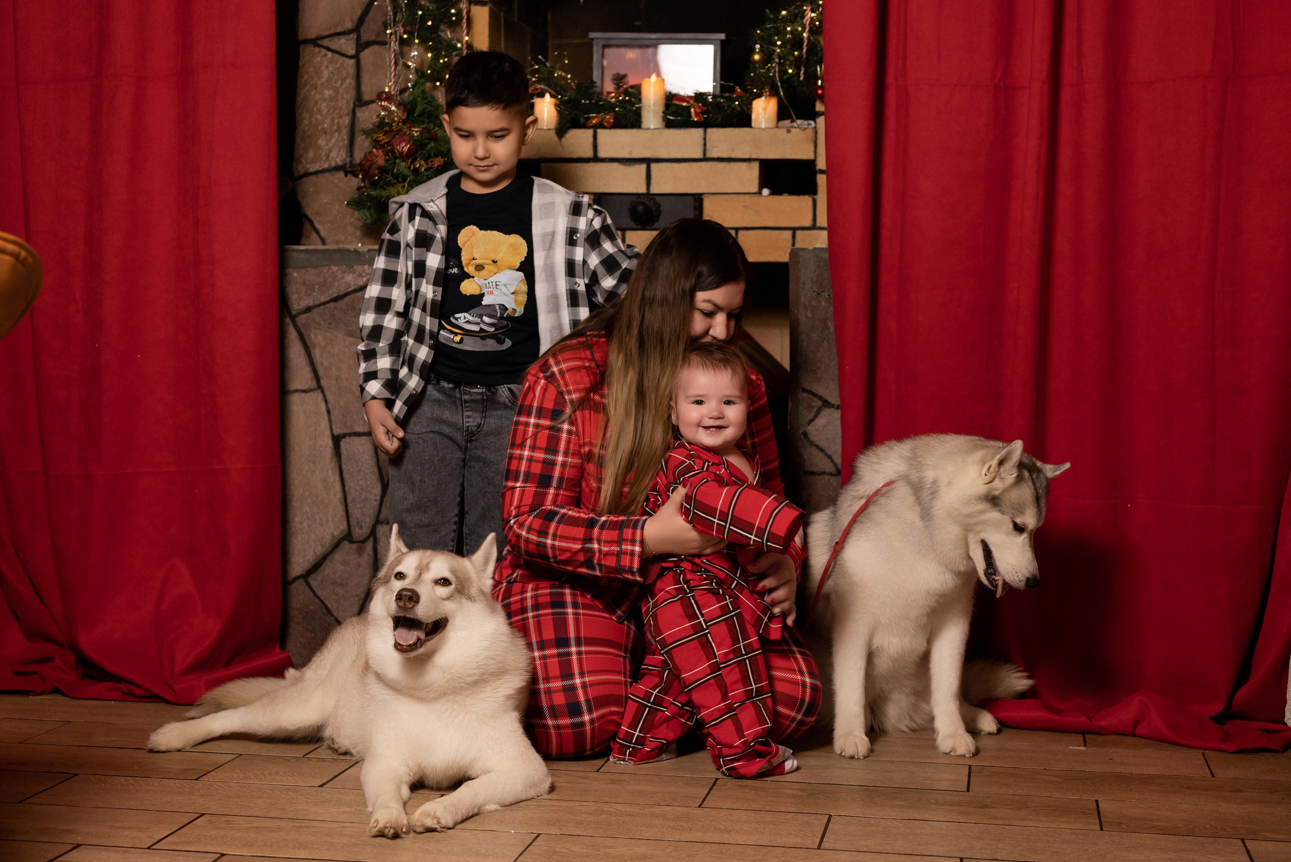 Фотопроект с хаски в частном доме. Фотограф в городе Салават