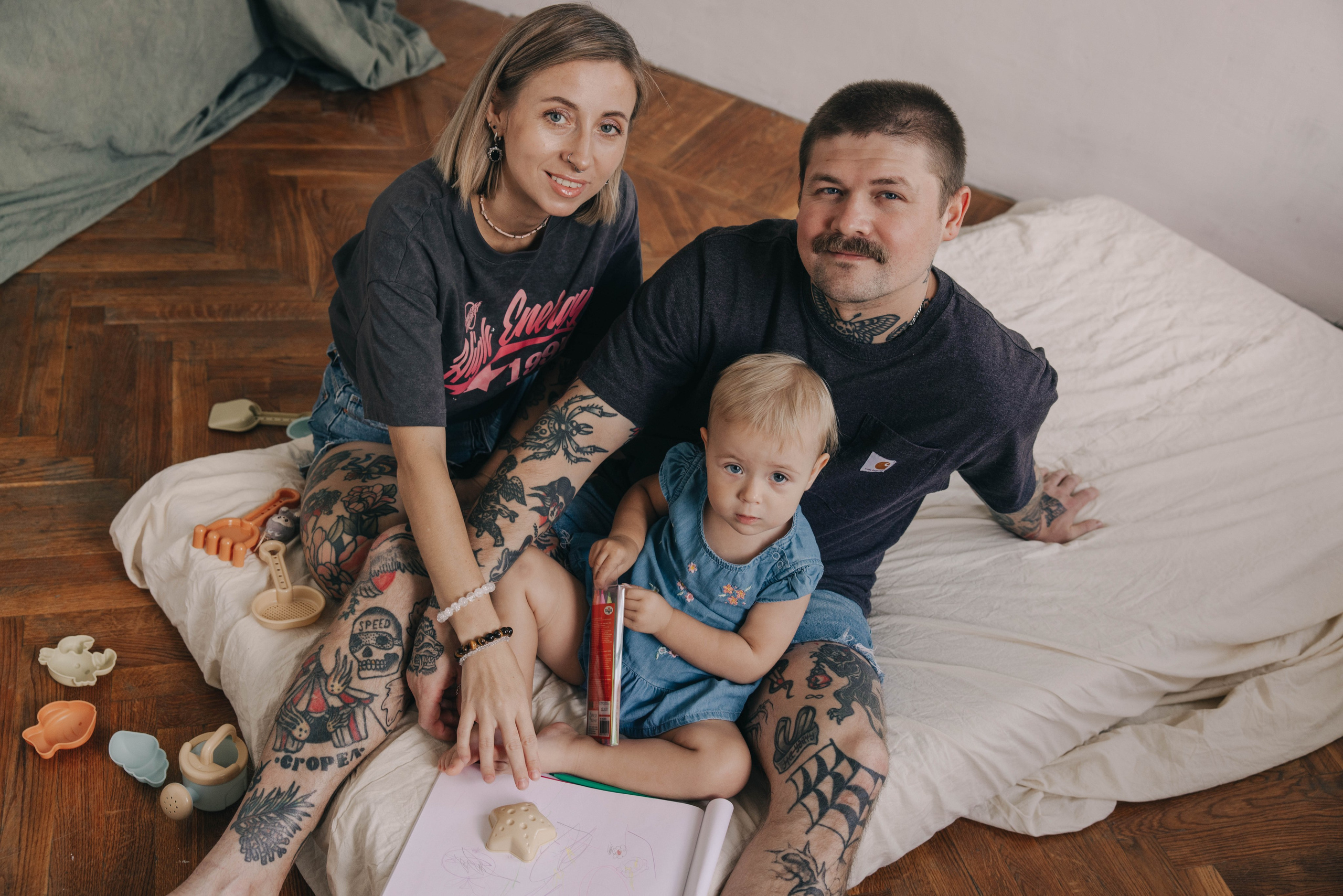 Оля, Кирилл и Мия. Ксения Цыгир, фотограф в Петербурге