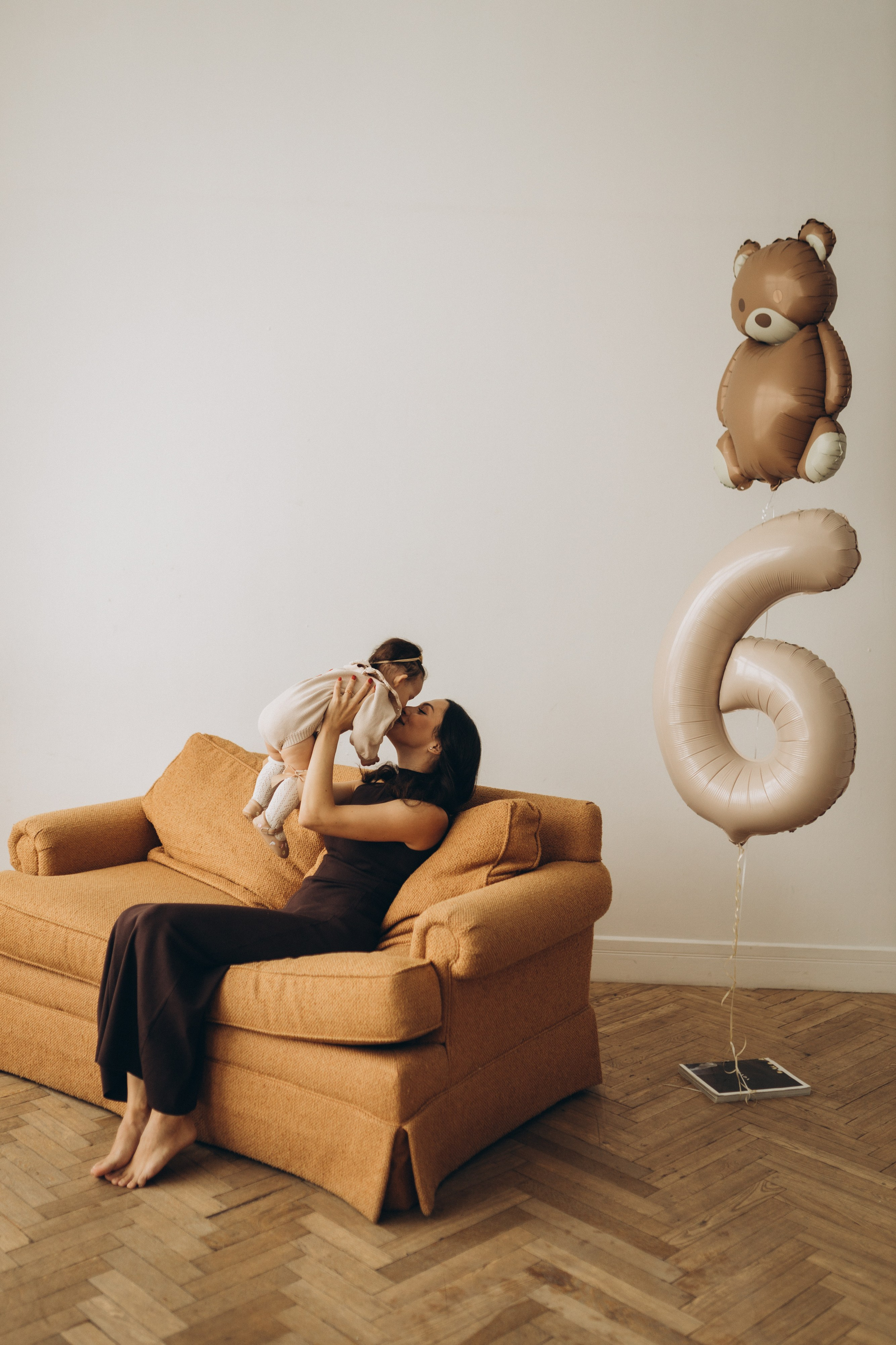 Арина с мамой и папой. Семейный фотограф Мария Маркова Москва и Одинцово